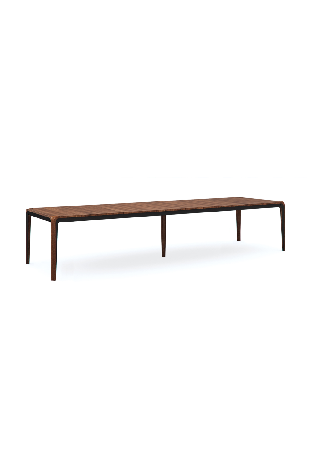 Dark Brown Walnut Dining Table | Caracole Room For More | Caracole.eu.com