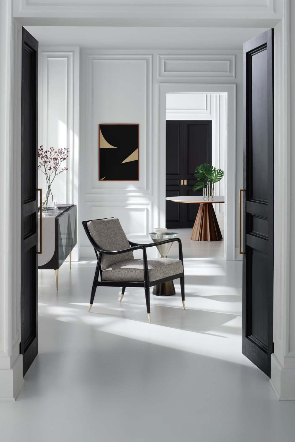 Slatted Modern Sideboard | Caracole Over The Edge | Caracole.eu.com