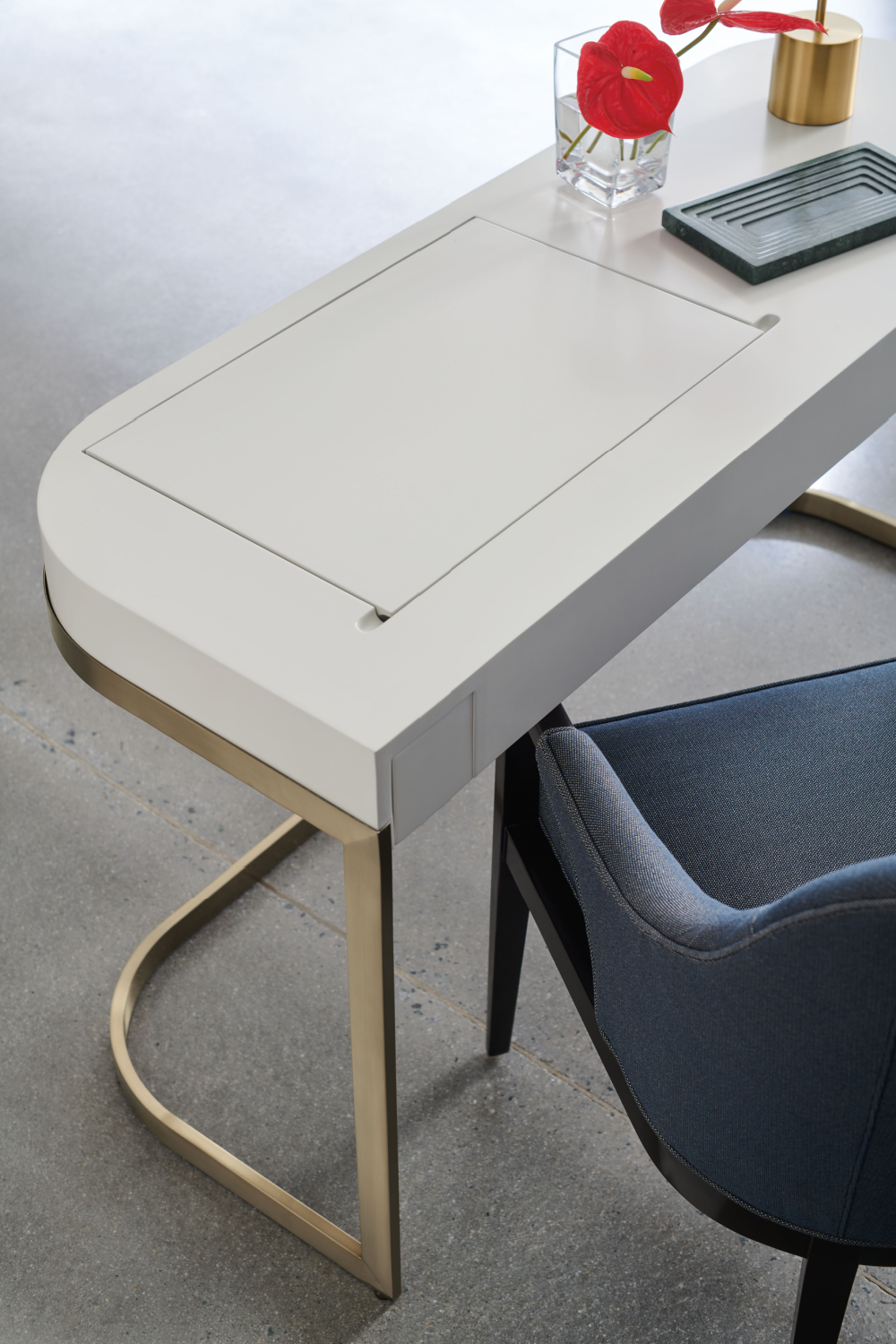 Blue Modern Dining Chair | Caracole Natural Choice | Caracole.eu.com