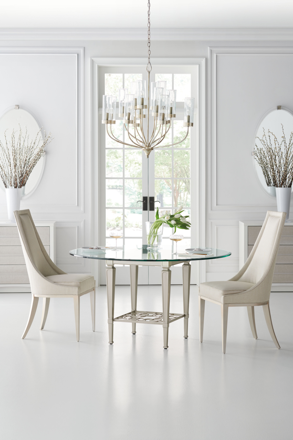 Tapered Back Side Chair | Caracole Tall Order | Caracole.eu.com