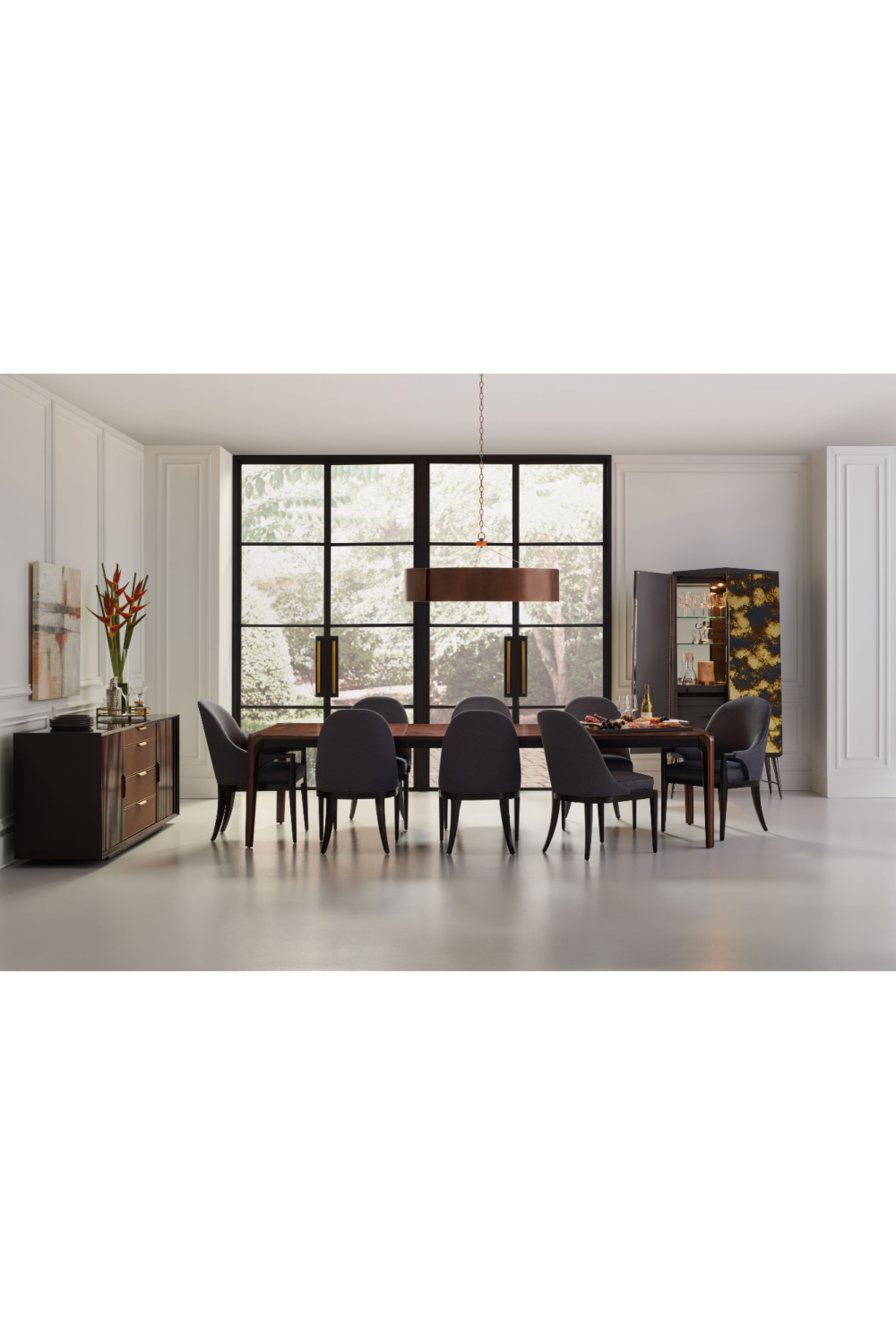 Blue Modern Side Chair | Caracole Natural Choice | Caracole.eu.com