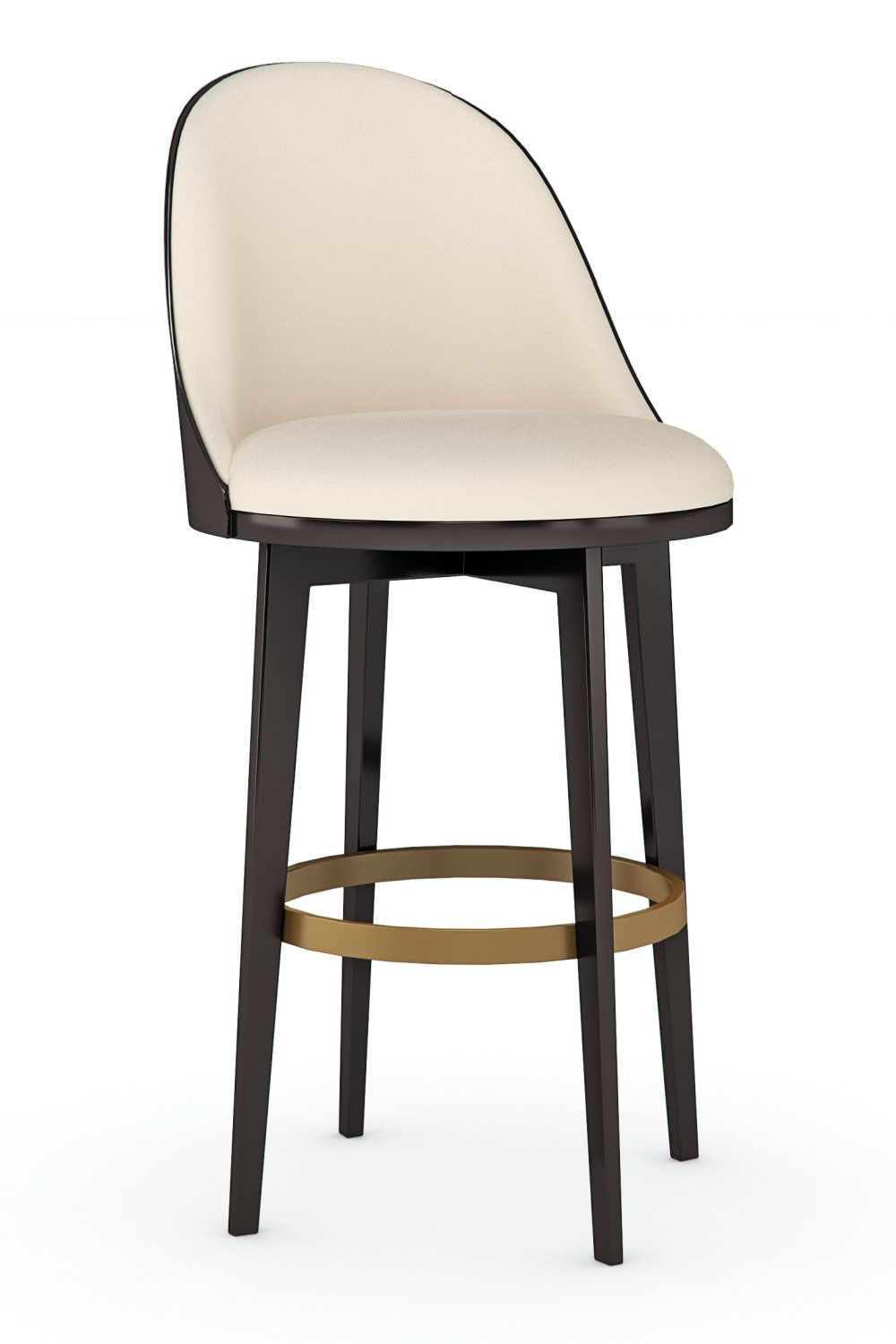 Vegan Leather Bar Stool | Caracole Another Round | Caracole.eu.com