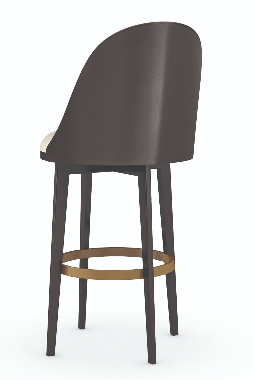 Vegan Leather Bar Stool | Caracole Another Round | Caracole.eu.com