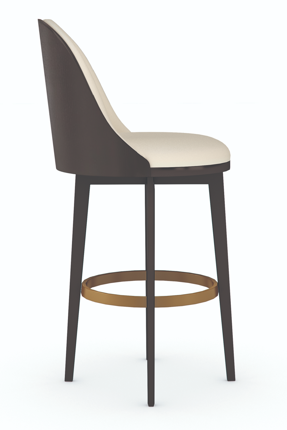 Vegan Leather Bar Stool | Caracole Another Round | Caracole.eu.com