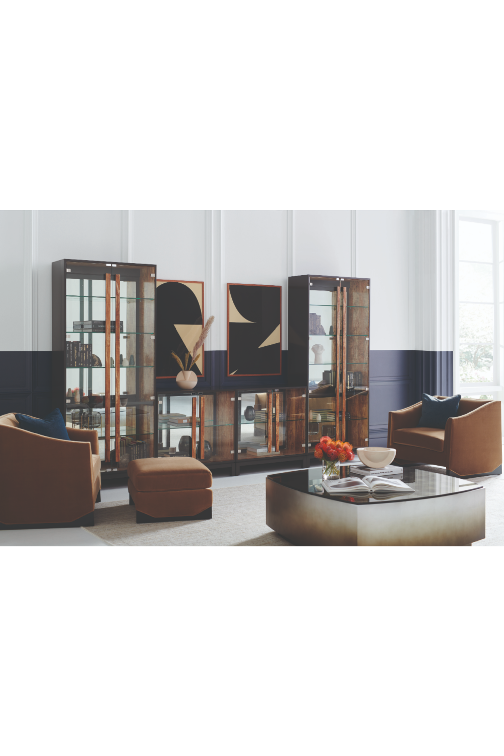 Ombre Leaf Cocktail Table | Caracole Case Closed | Caracole.eu.com