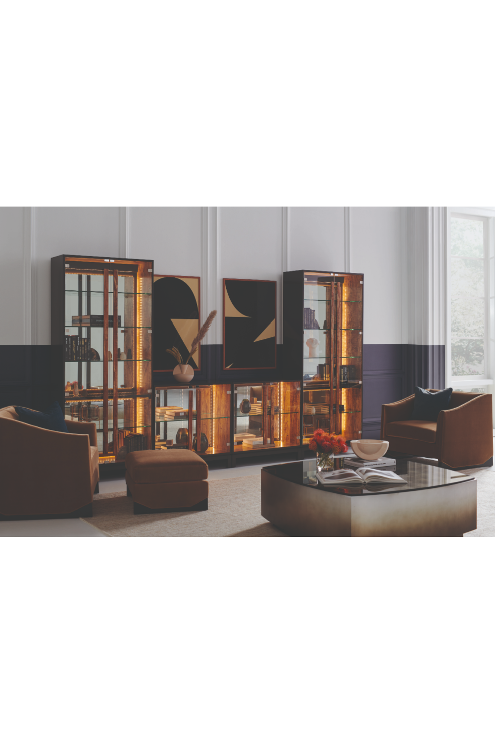 Ombre Leaf Cocktail Table | Caracole Case Closed | Caracole.eu.com