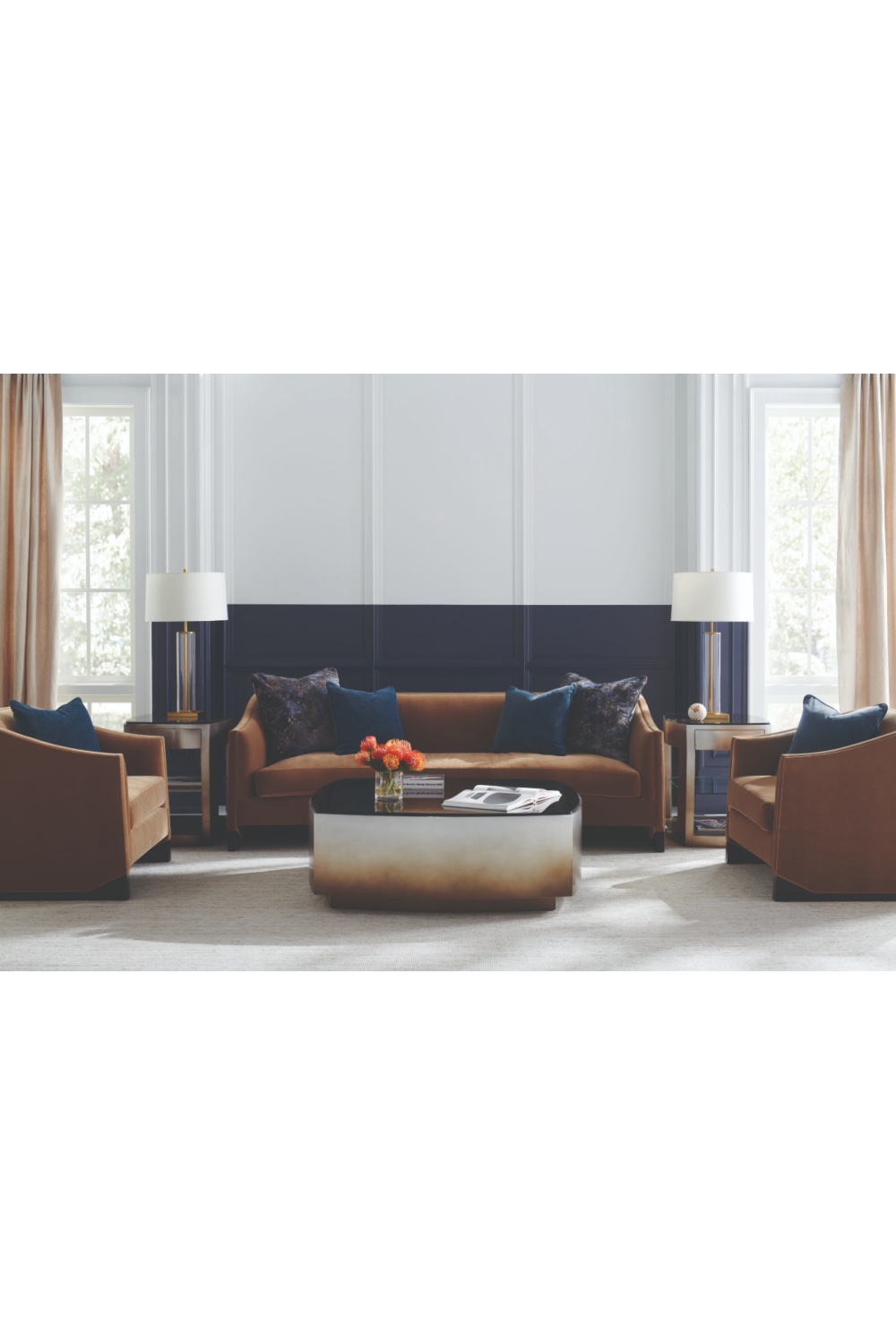 Ombre Leaf Cocktail Table | Caracole Case Closed | Caracole.eu.com