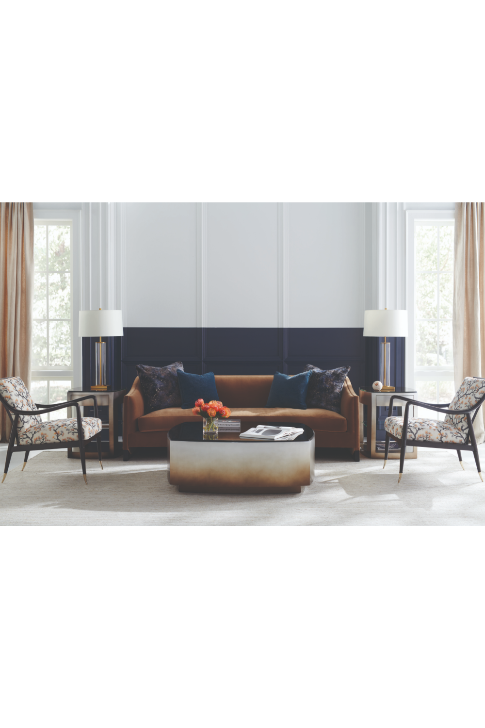 Ombre Leaf Cocktail Table | Caracole Case Closed | Caracole.eu.com