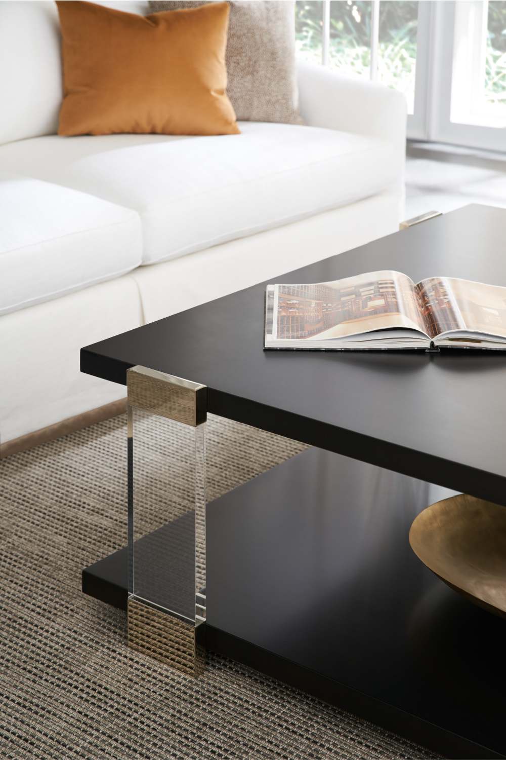 Square Black Coffee Table | Caracole I'll Take The Corner Table | Caracole.eu.com