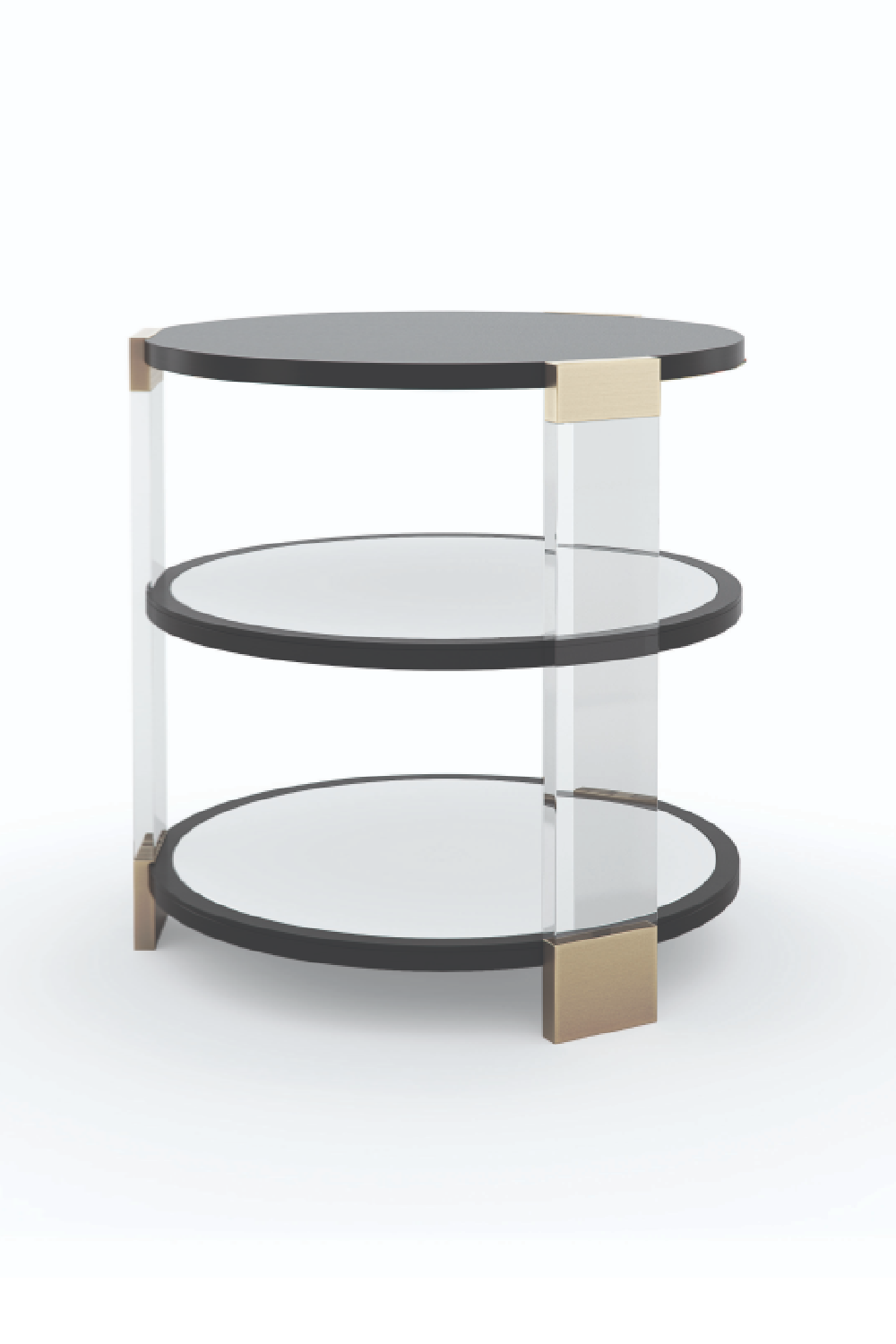 Round Mirrored Side Table | Caracole Go Around It | Caracole.eu.com