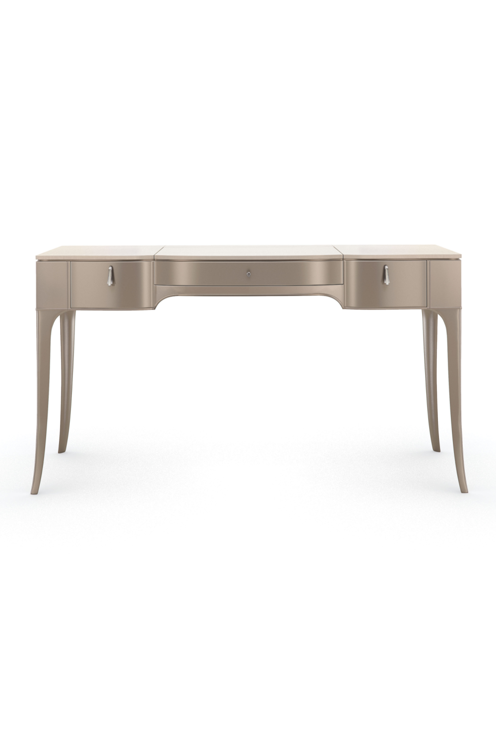 Flip Top Mirror Vanity Table | Caracole Kiss N Makeup | Caracole.eu.com