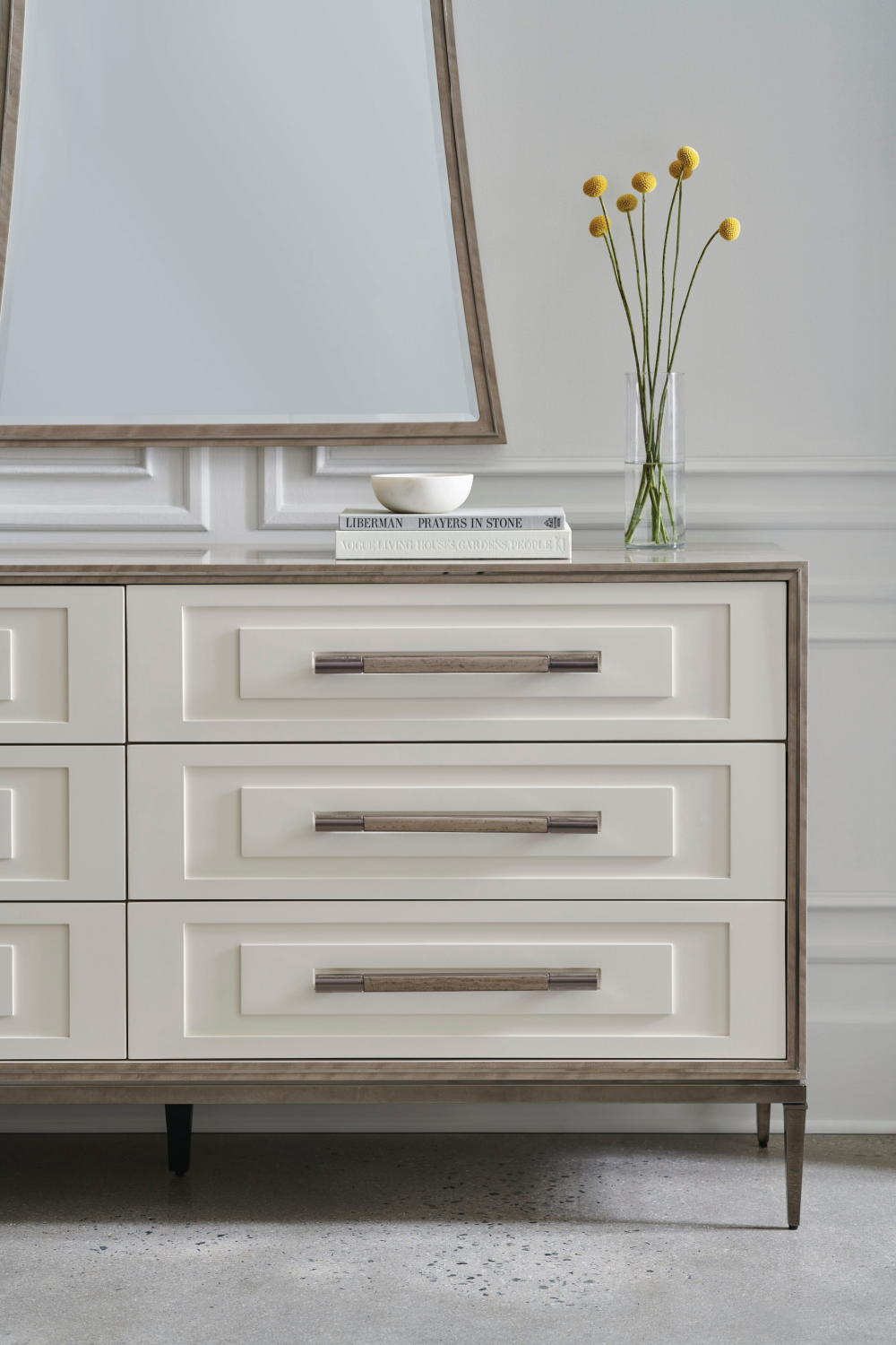 White Ceramic Dresser | Caracole Impressive | Caracole.eu.com