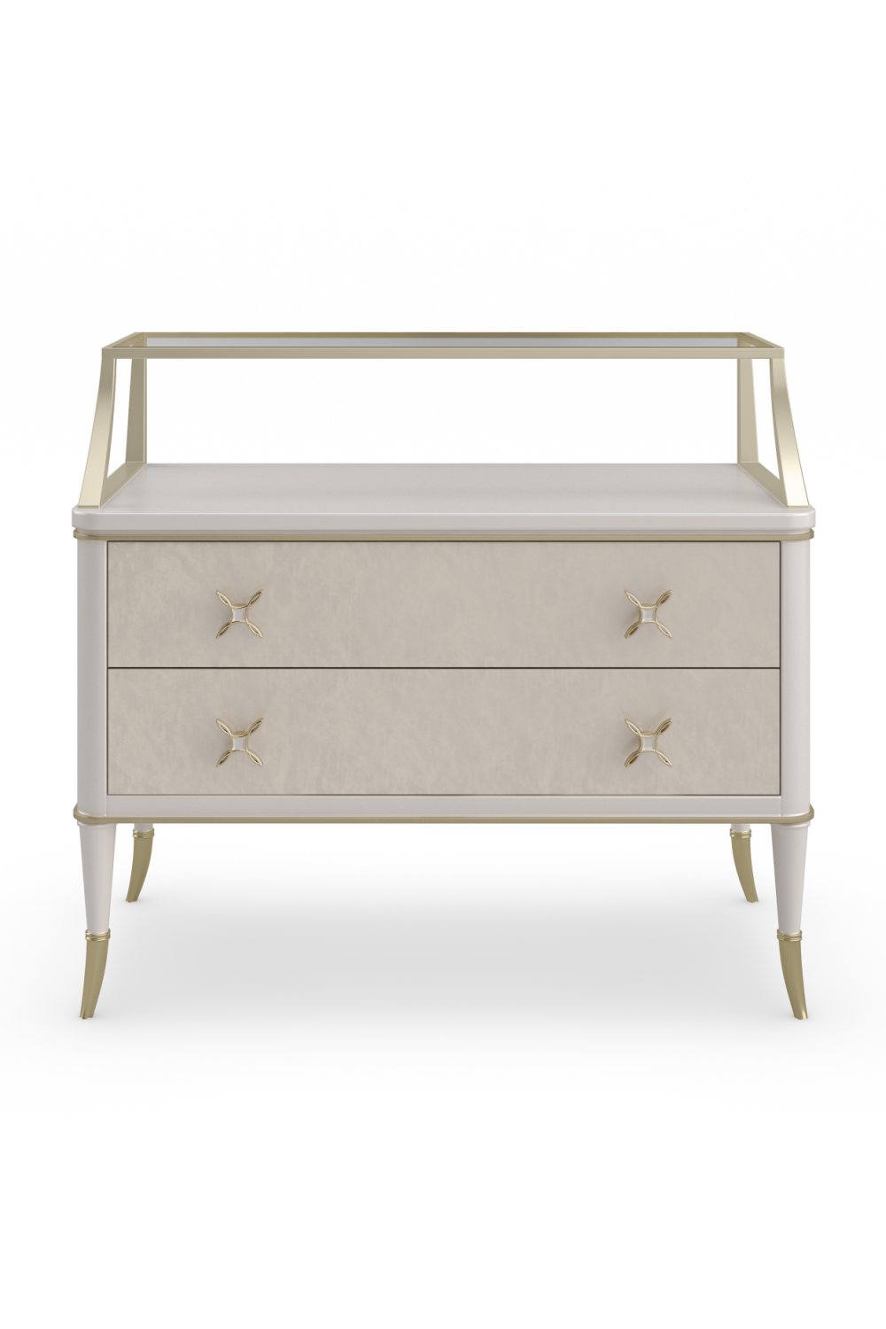 Cream Modern Nightstand | Caracole All Dolled Up | Caracole.eu.com