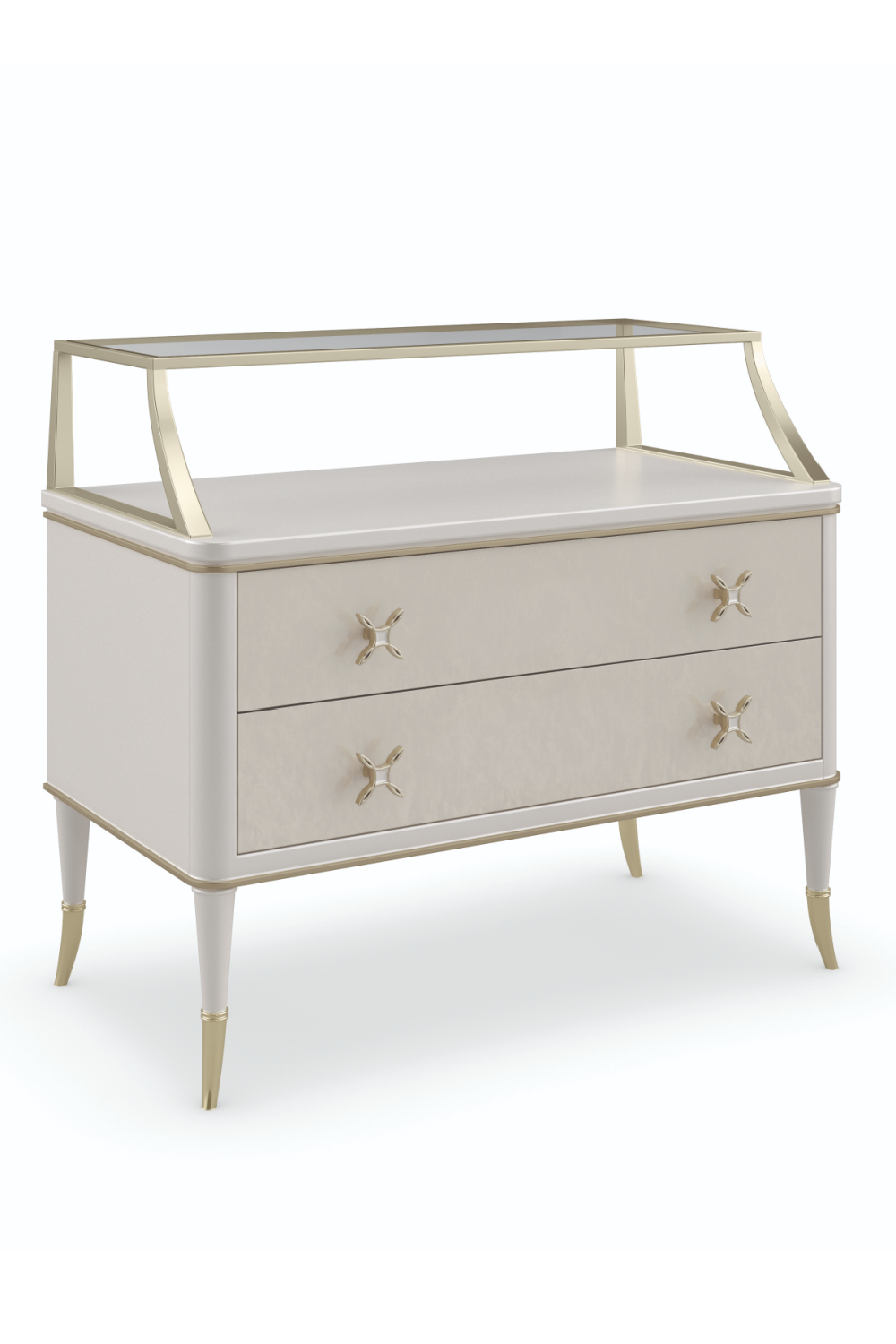 Cream Modern Nightstand | Caracole All Dolled Up | Caracole.eu.com