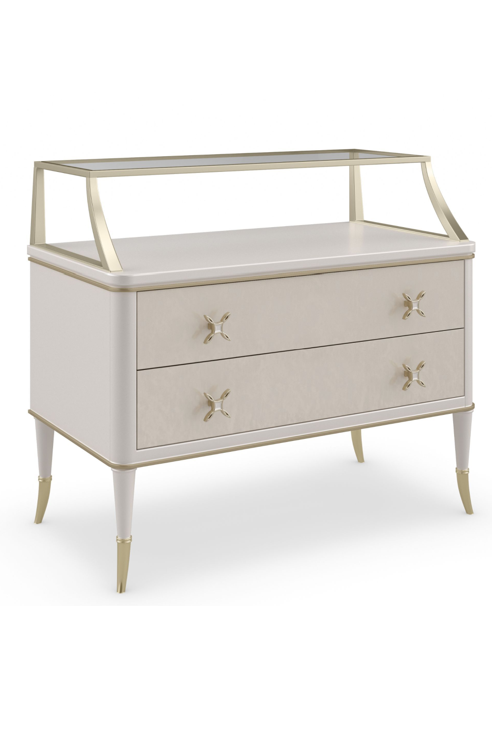 Cream Modern Nightstand | Caracole All Dolled Up | Caracole.eu.com
