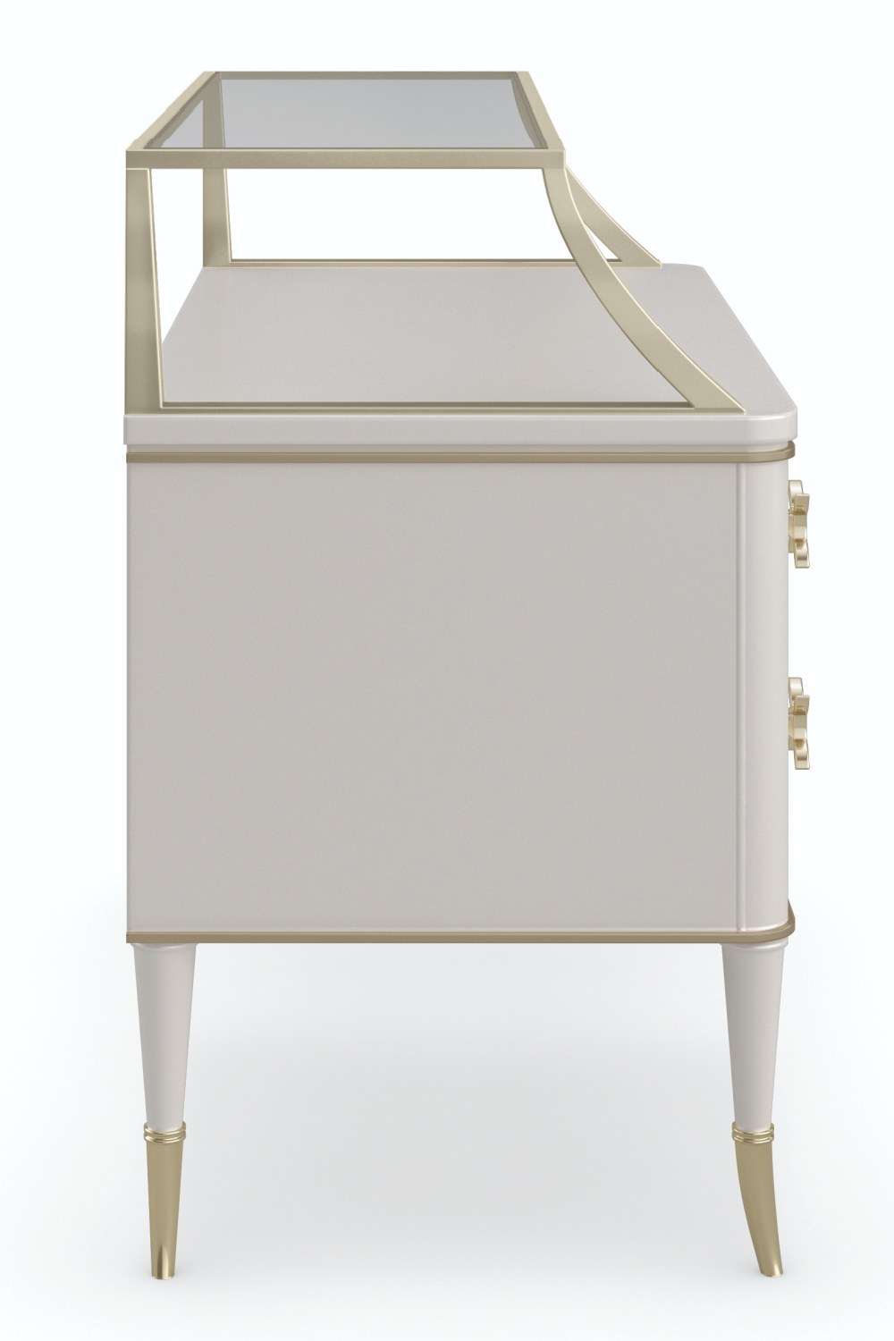 Cream Modern Nightstand | Caracole All Dolled Up | Caracole.eu.com
