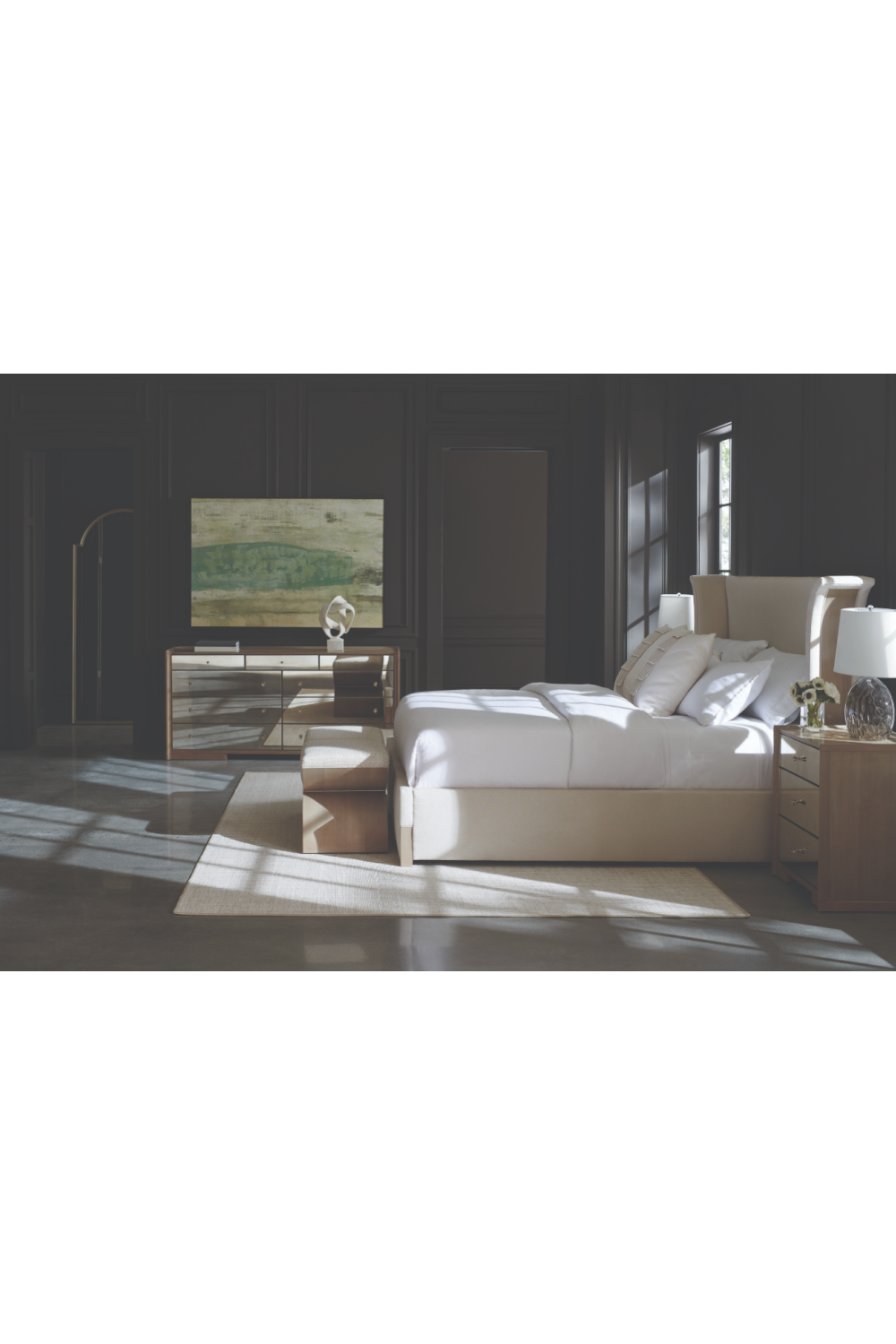 Mirrored Drawers Nightstand | Caracole In Your Dreams | Oroa.com