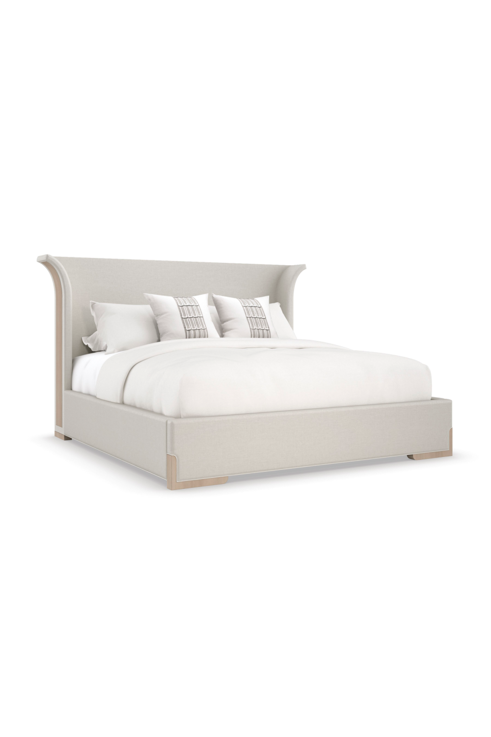 Light Gray Modern Bed | Caracole Beauty Sleep | Caracole.eu.com