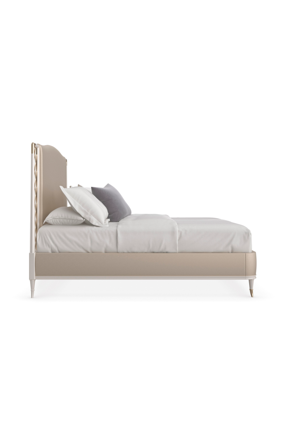 Light Gray Modern Bed | Caracole Beauty Sleep | Caracole.eu.com
