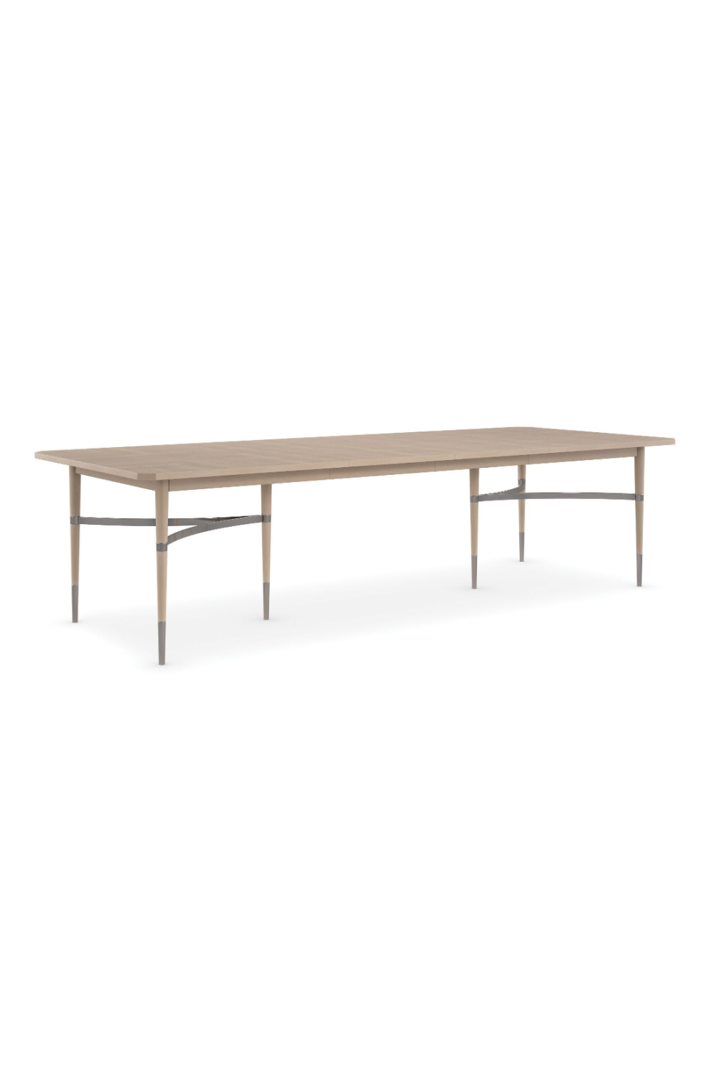 Beige Extendable Dining Table | Caracole Here to Accommodate | Woodfurniture.com
