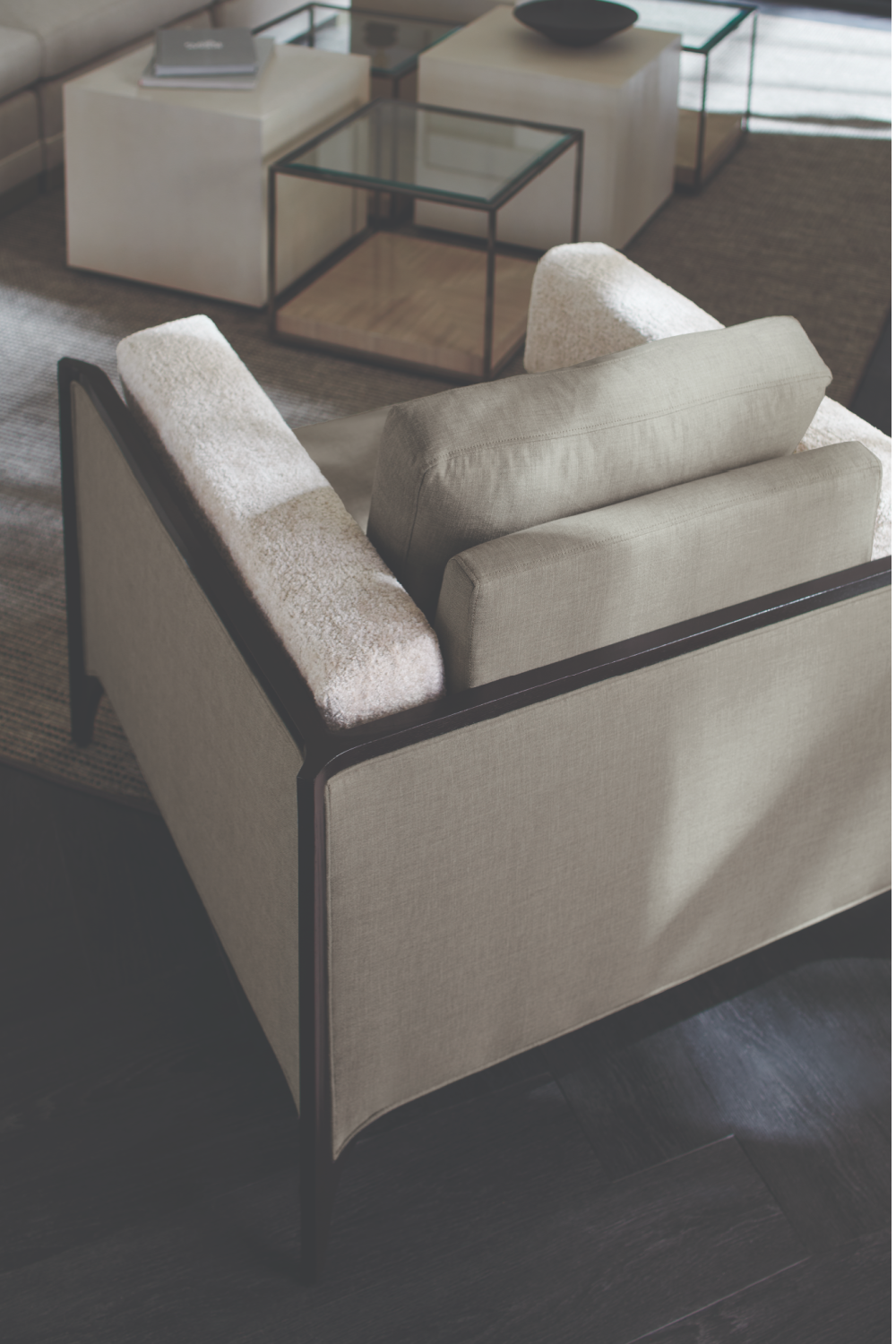 Shagreen Cube Cocktail Table | Caracole Solid Ground | Caracole.eu.com