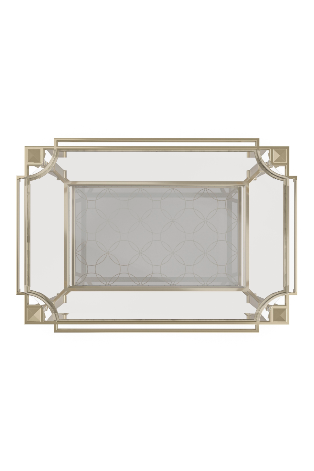 Gold Three-Tiered End Table | Caracole Third Times A Charm | Caracole.eu.com