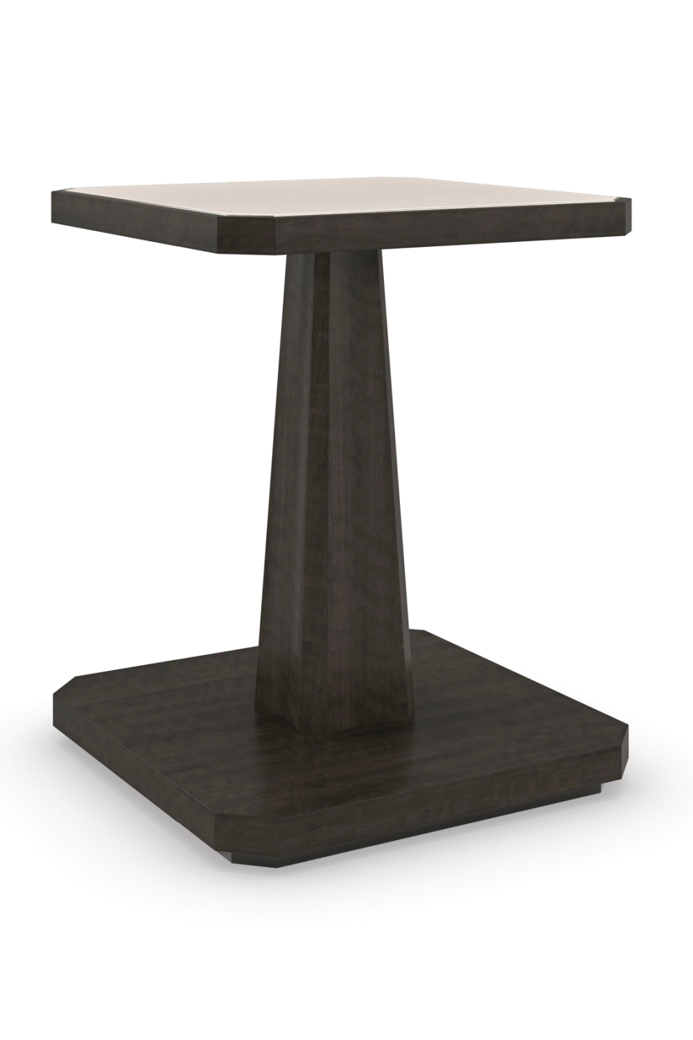 Cream Travertine End Table | Caracole Rock On | Caracole.eu.com