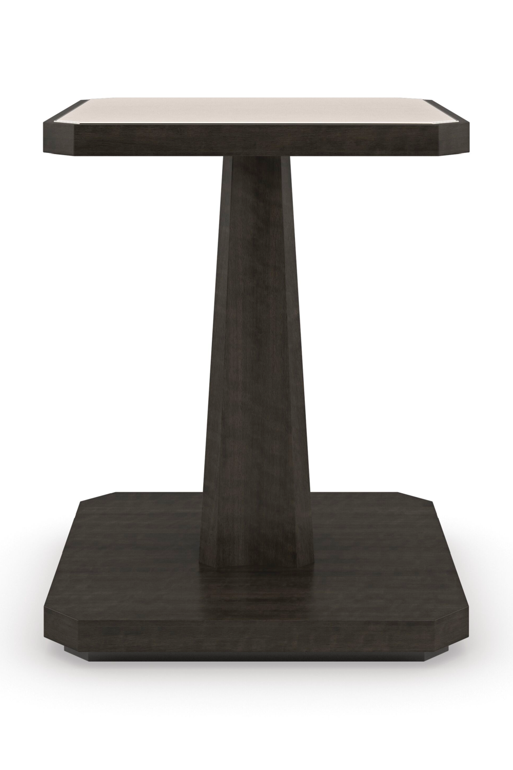 Cream Travertine End Table | Caracole Rock On | Caracole.eu.com