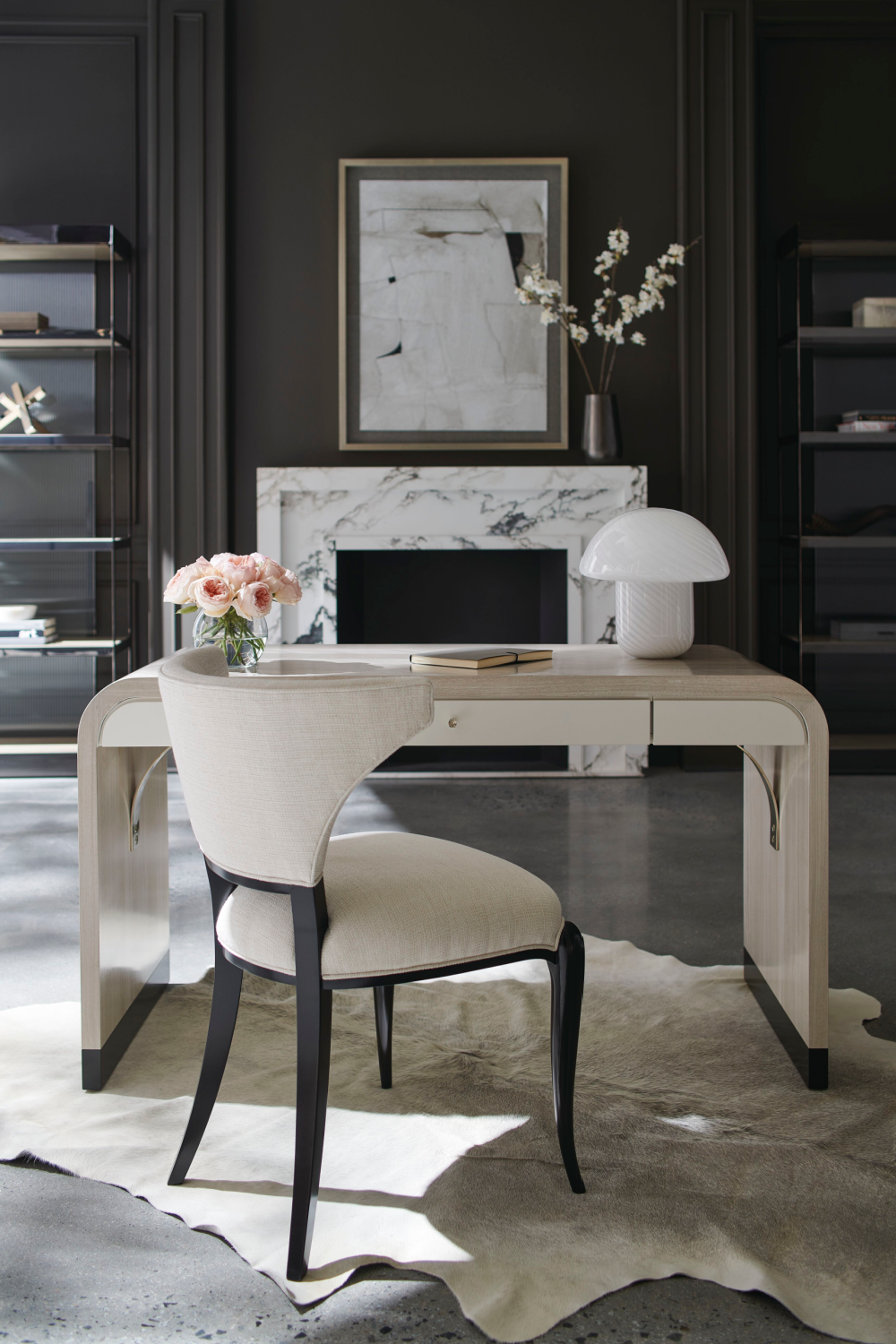 Herringbone Patterned Desk | Caracole Free Fall | Caracole.eu.com