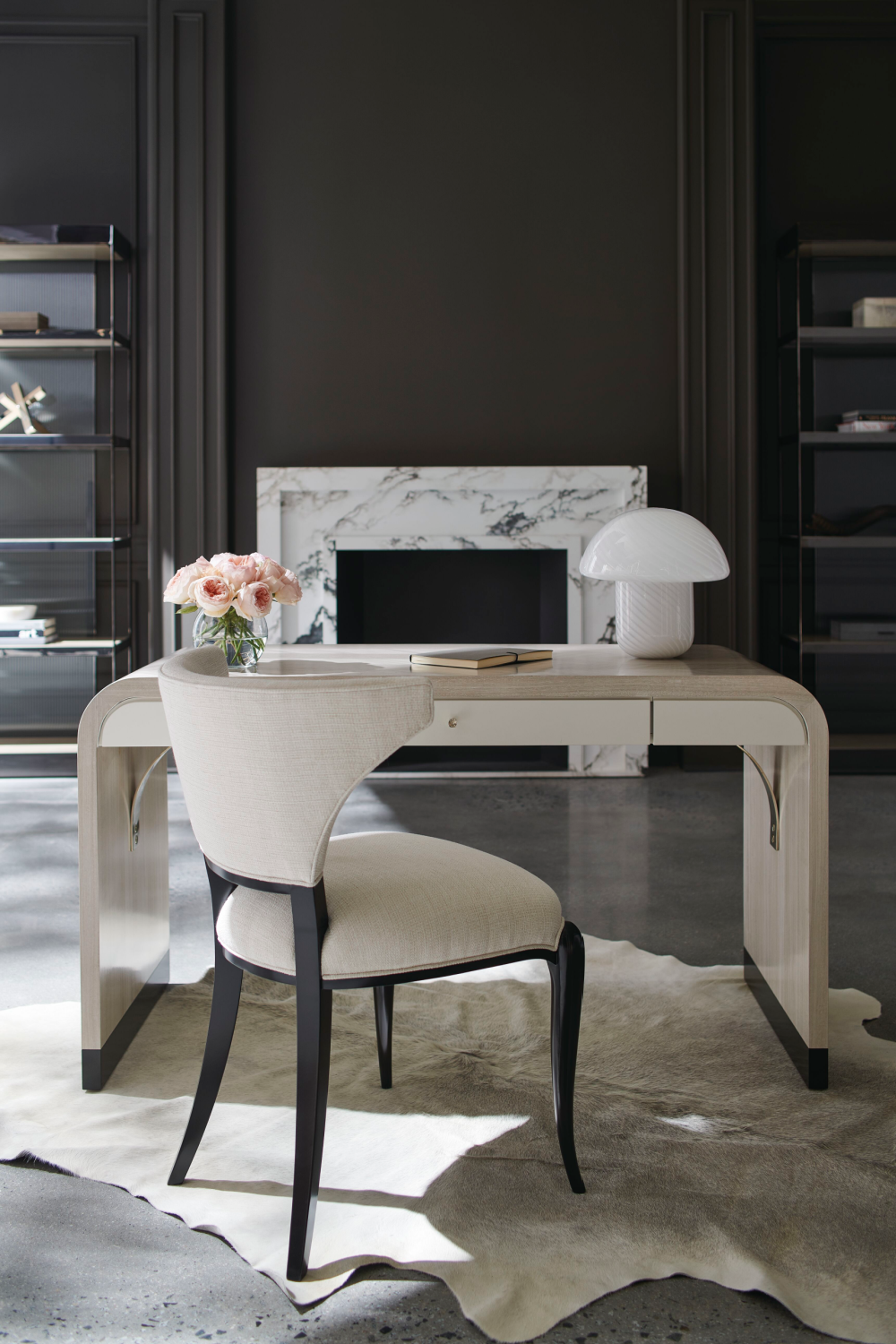 Herringbone Patterned Desk | Caracole Free Fall | Caracole.eu.com