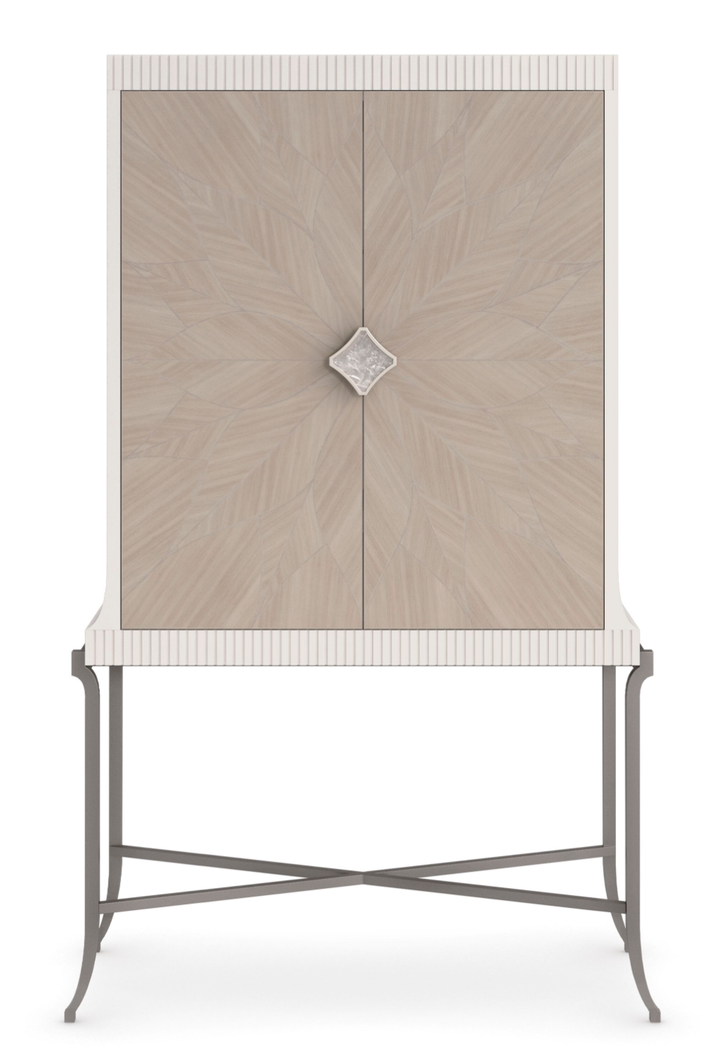 Rosette Patterned Bar Cabinet | Caracole High Expectations | Caracole.eu.com