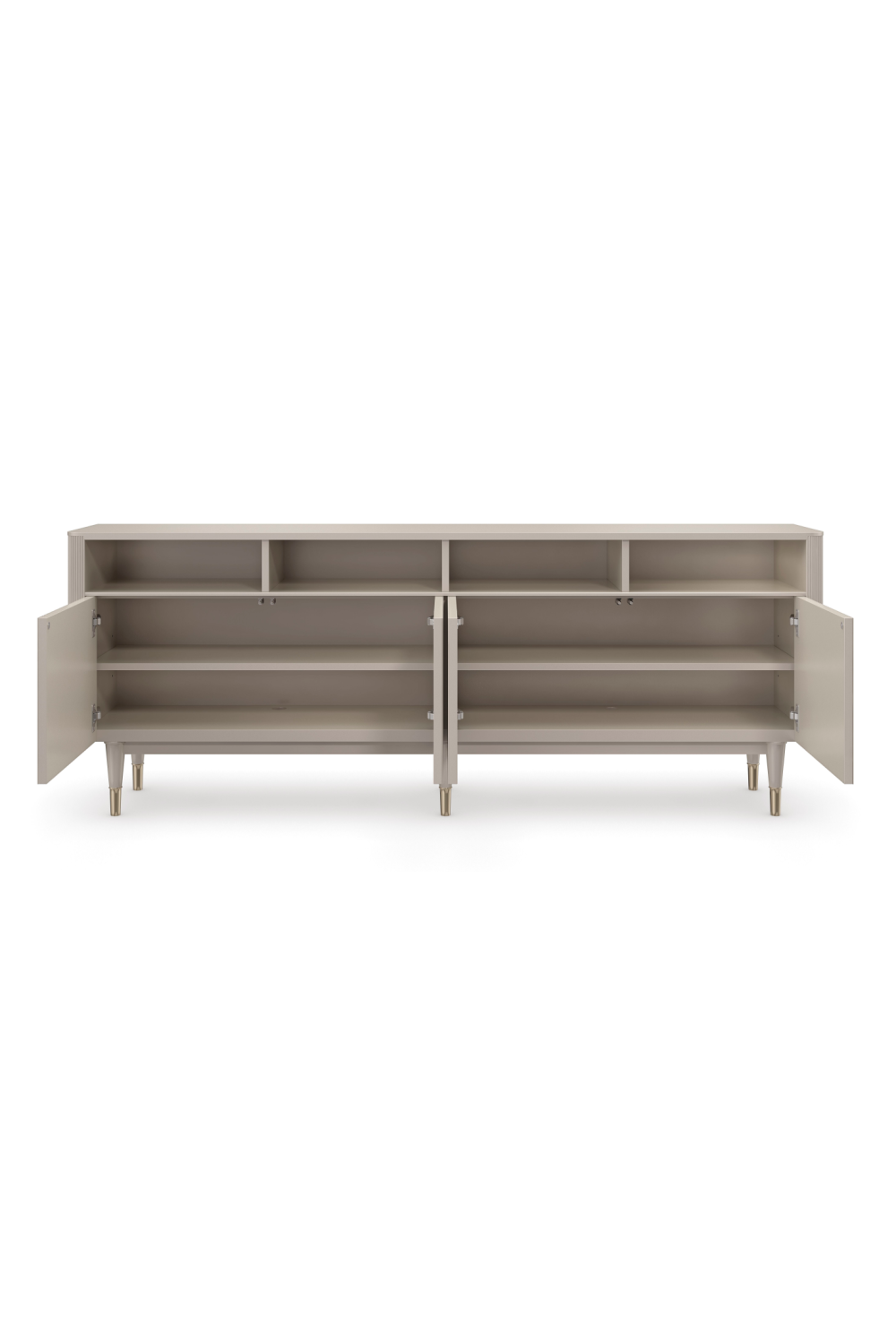 Taupe Reeded TV Cabinet | Caracole Love Lines | Caracole.EU.com