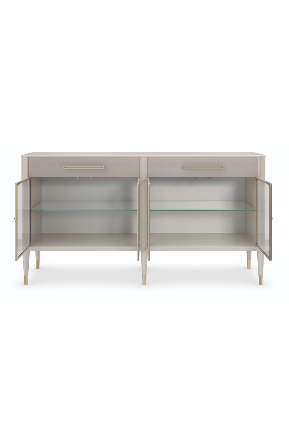 Glass Door Modern Sideboard | Caracole Love Interest | Caracole.eu.com