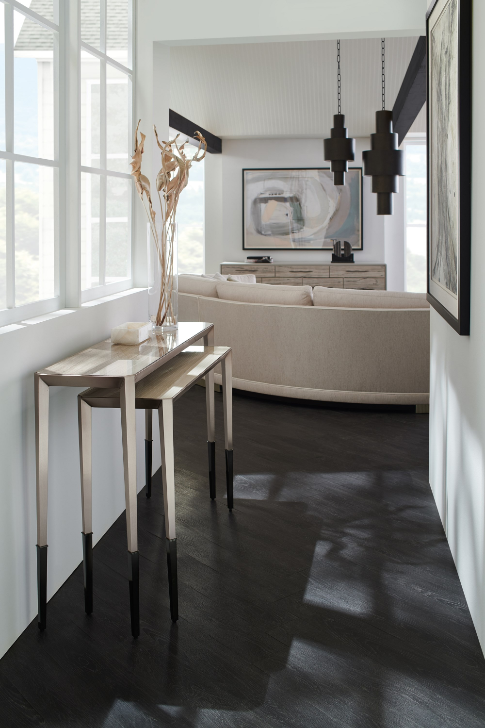 Spalted Maple Veneer Sideboard | Caracole Highs And Lows | Caracole.eu.com