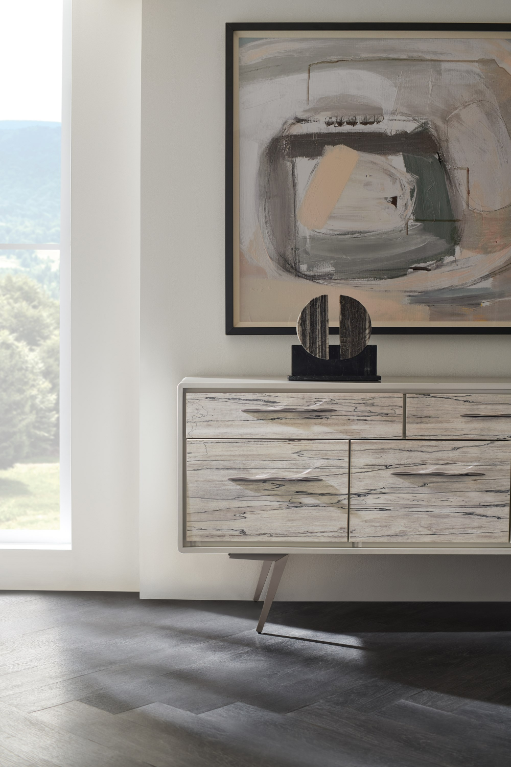 Spalted Maple Veneer Sideboard | Caracole Highs And Lows | Caracole.eu.com