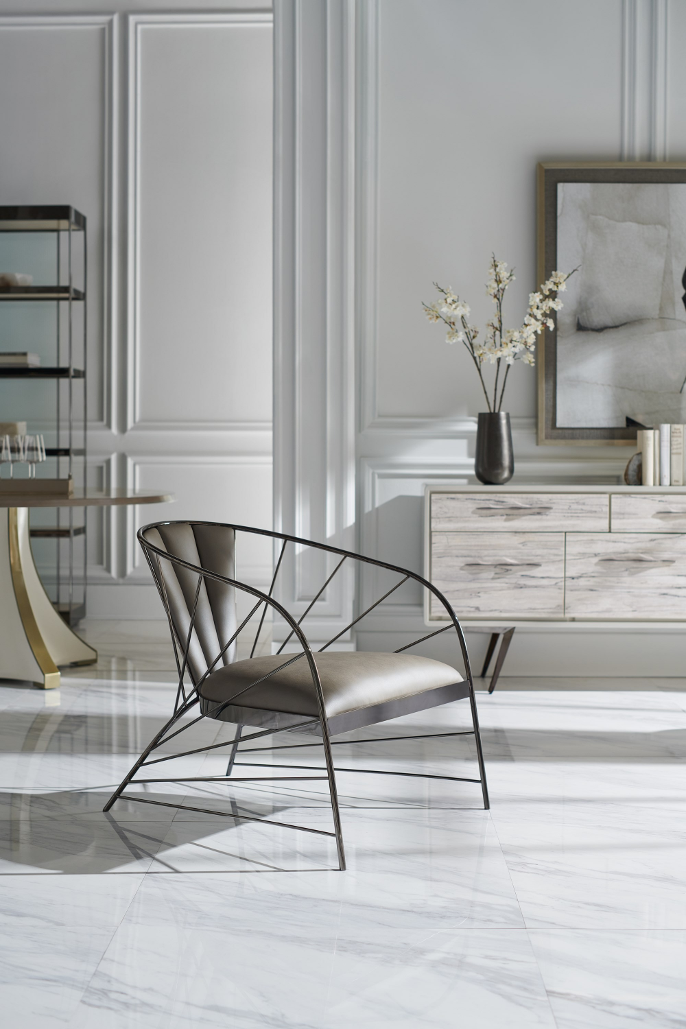 Spalted Maple Veneer Sideboard | Caracole Highs And Lows | Caracole.eu.com