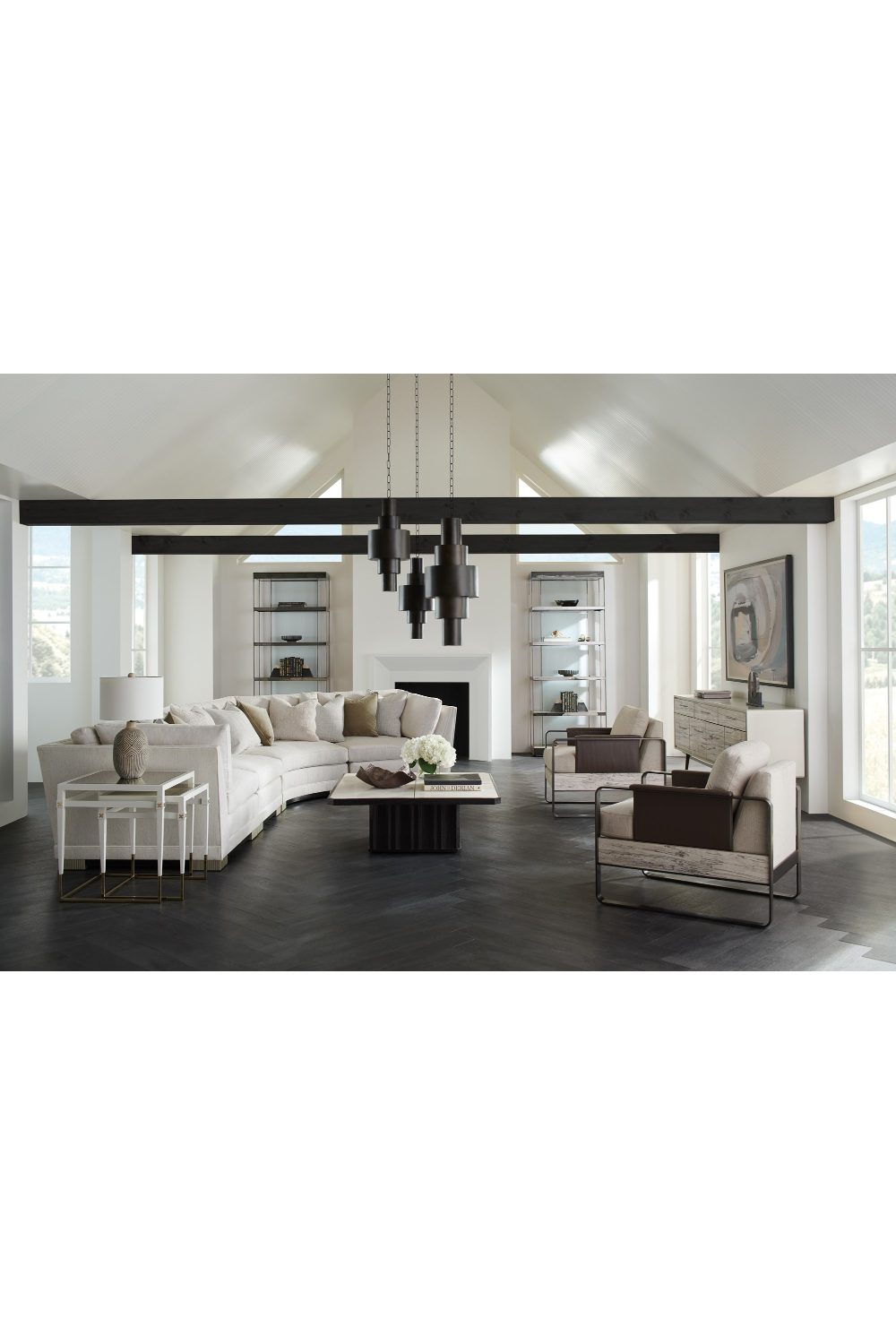 Spalted Maple Veneer Sideboard | Caracole Highs And Lows | Caracole.eu.com