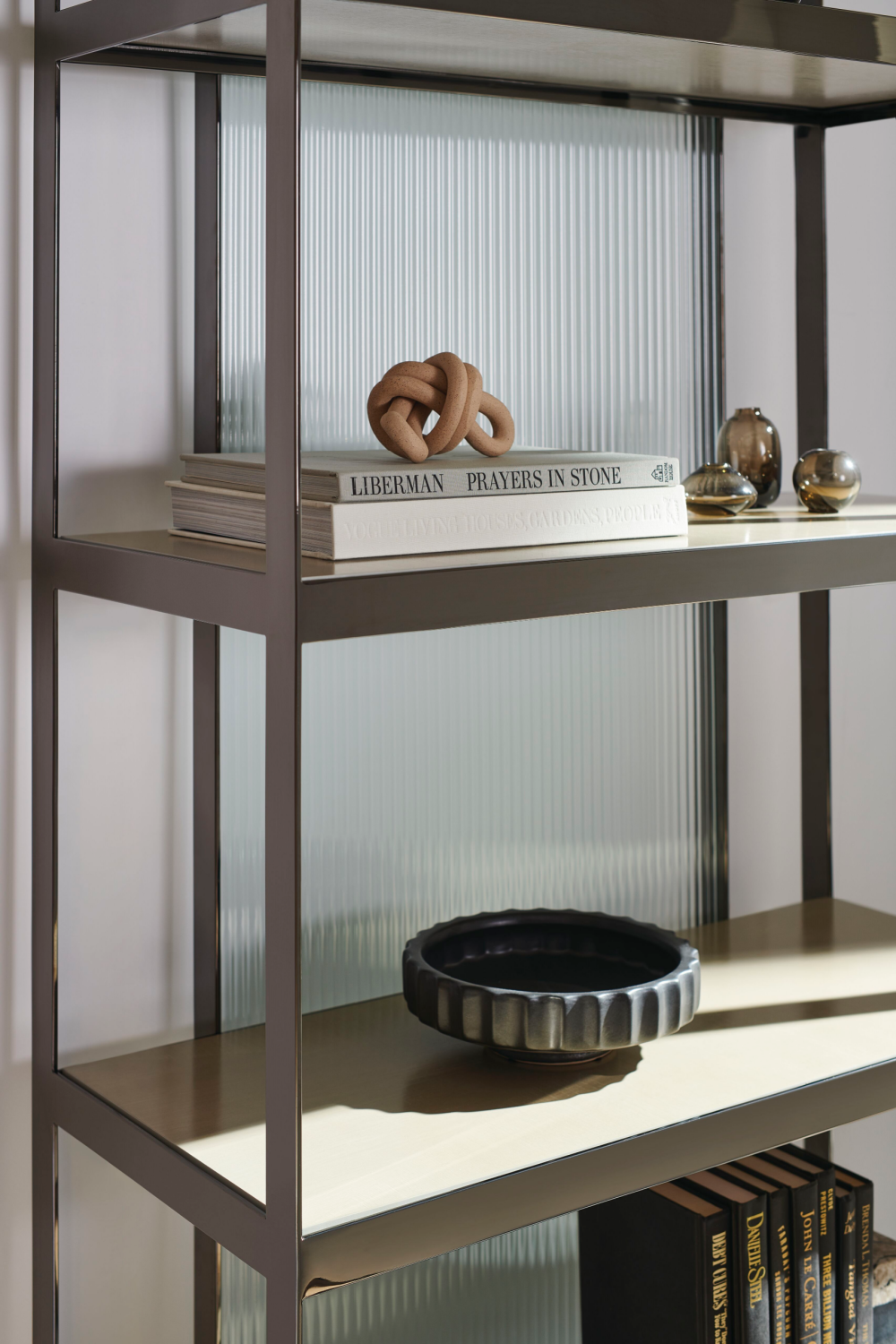 Bronze Framed Display Cabinet | Caracole Shelf Life | Caracole.eu.com