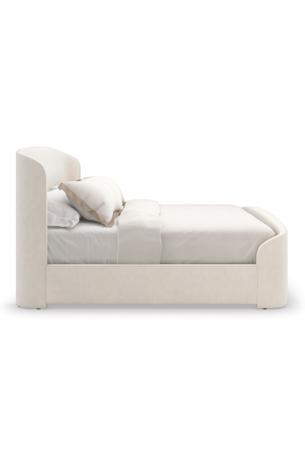 Ivory Ribbed Bed | Caracole Soft Embrace | Caracole.eu.com
