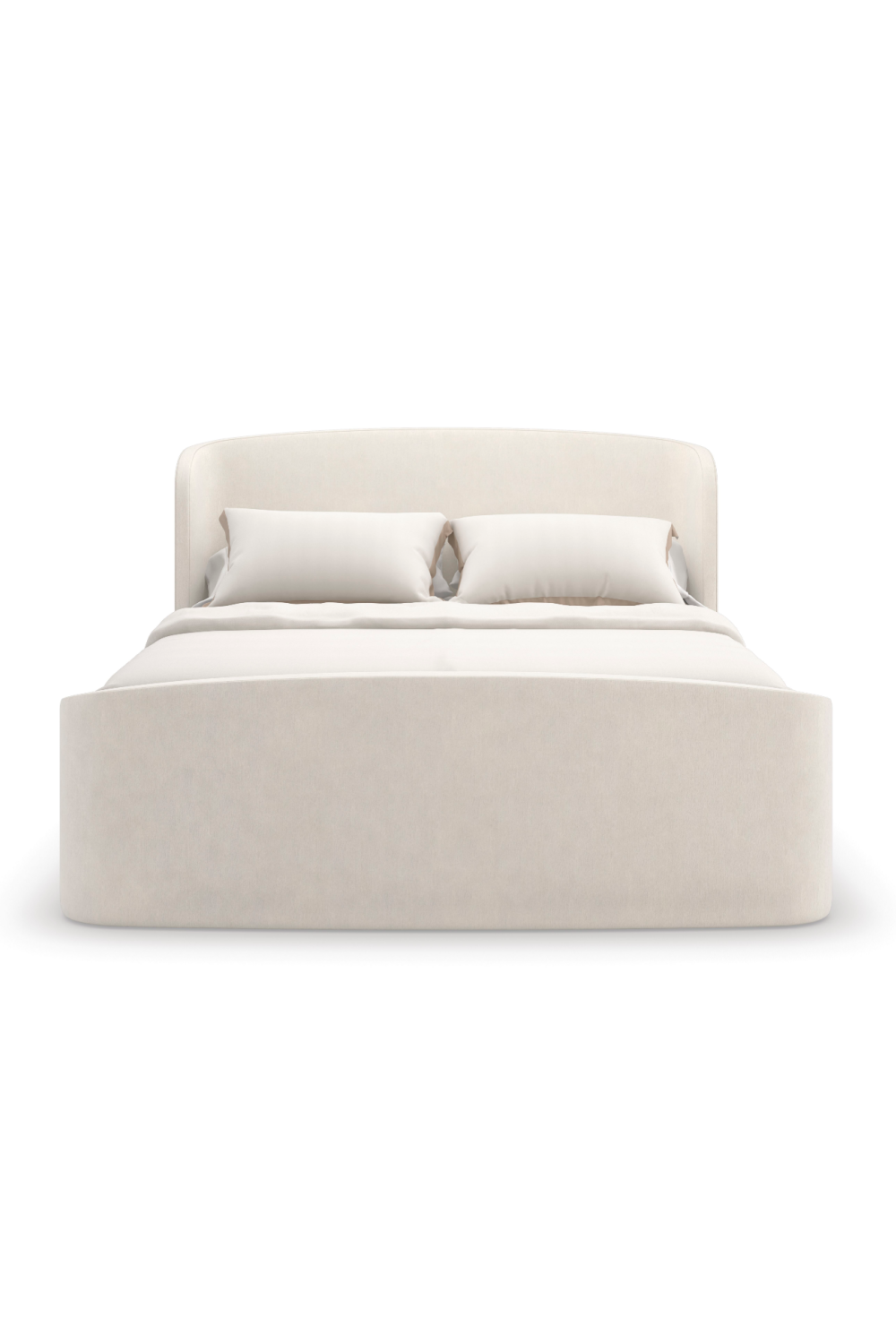 Ivory Ribbed Bed | Caracole Soft Embrace | Caracole.eu.com
