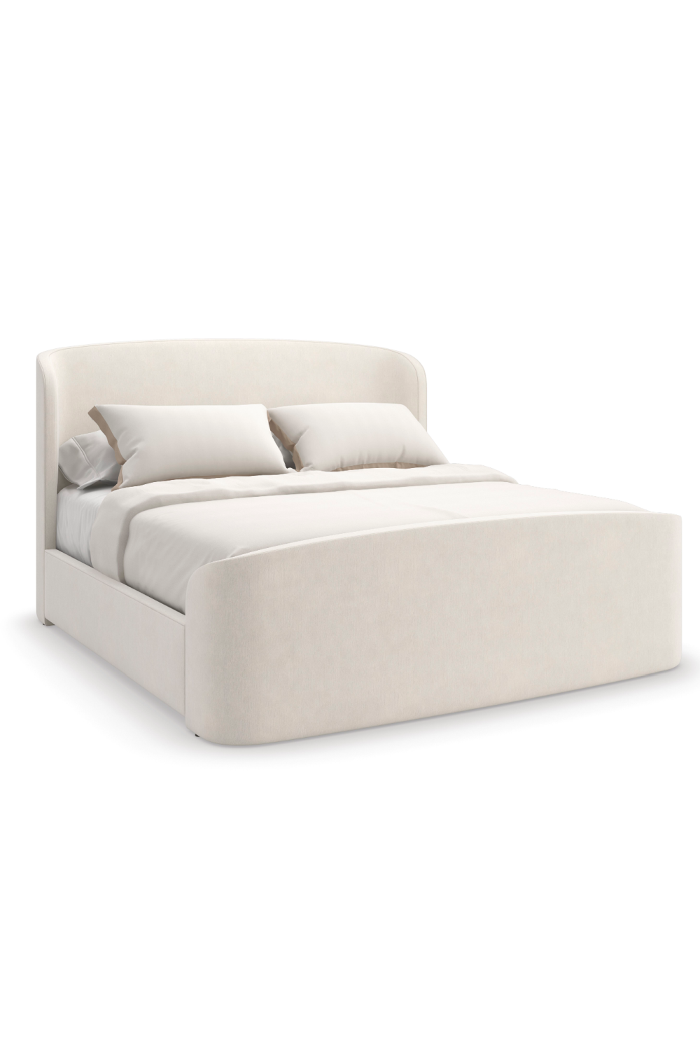 Ivory Ribbed Bed | Caracole Soft Embrace | Caracole.eu.com