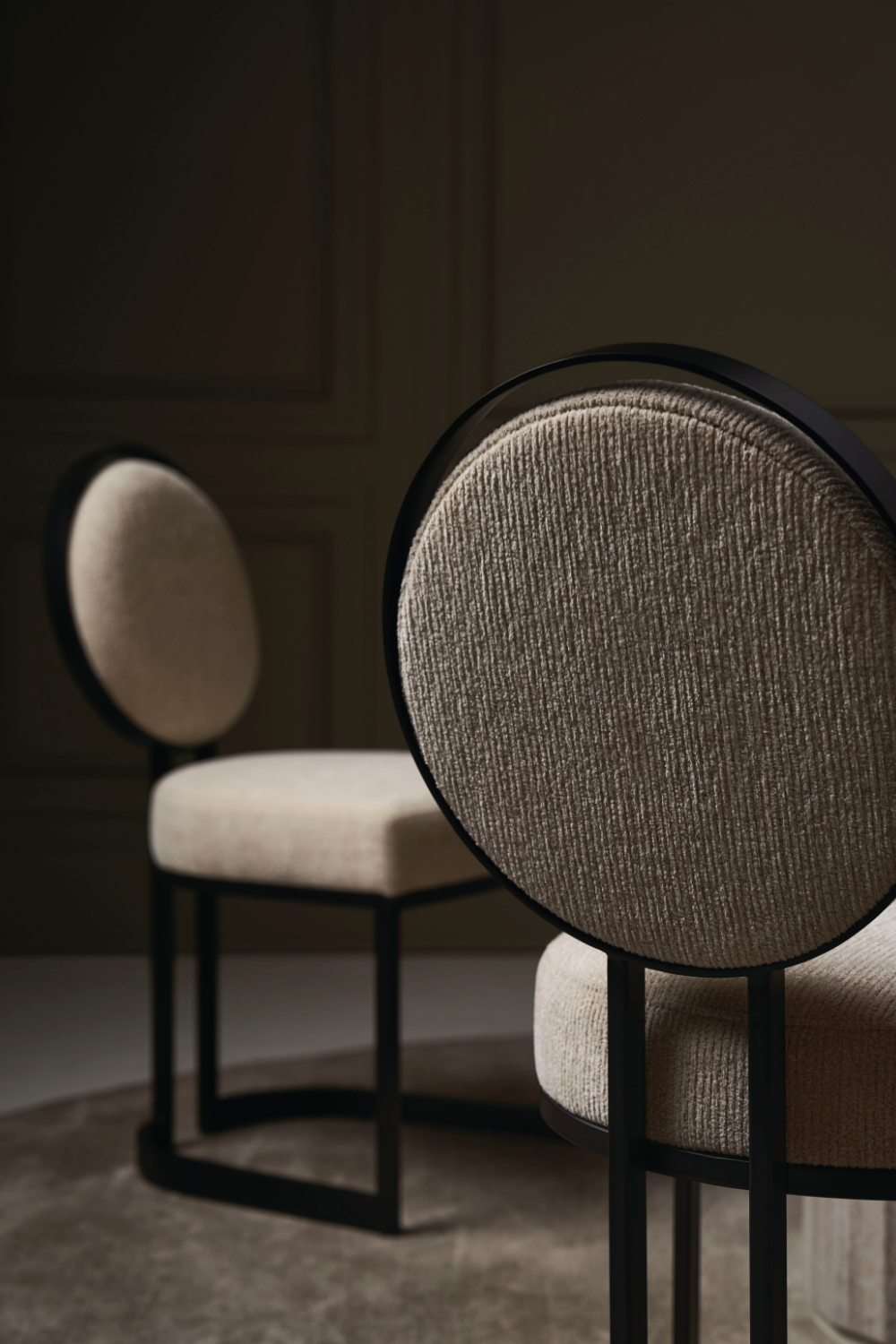 Round-Back Dining Chairs (2) | Caracole La Lune | Caracole.eu.com