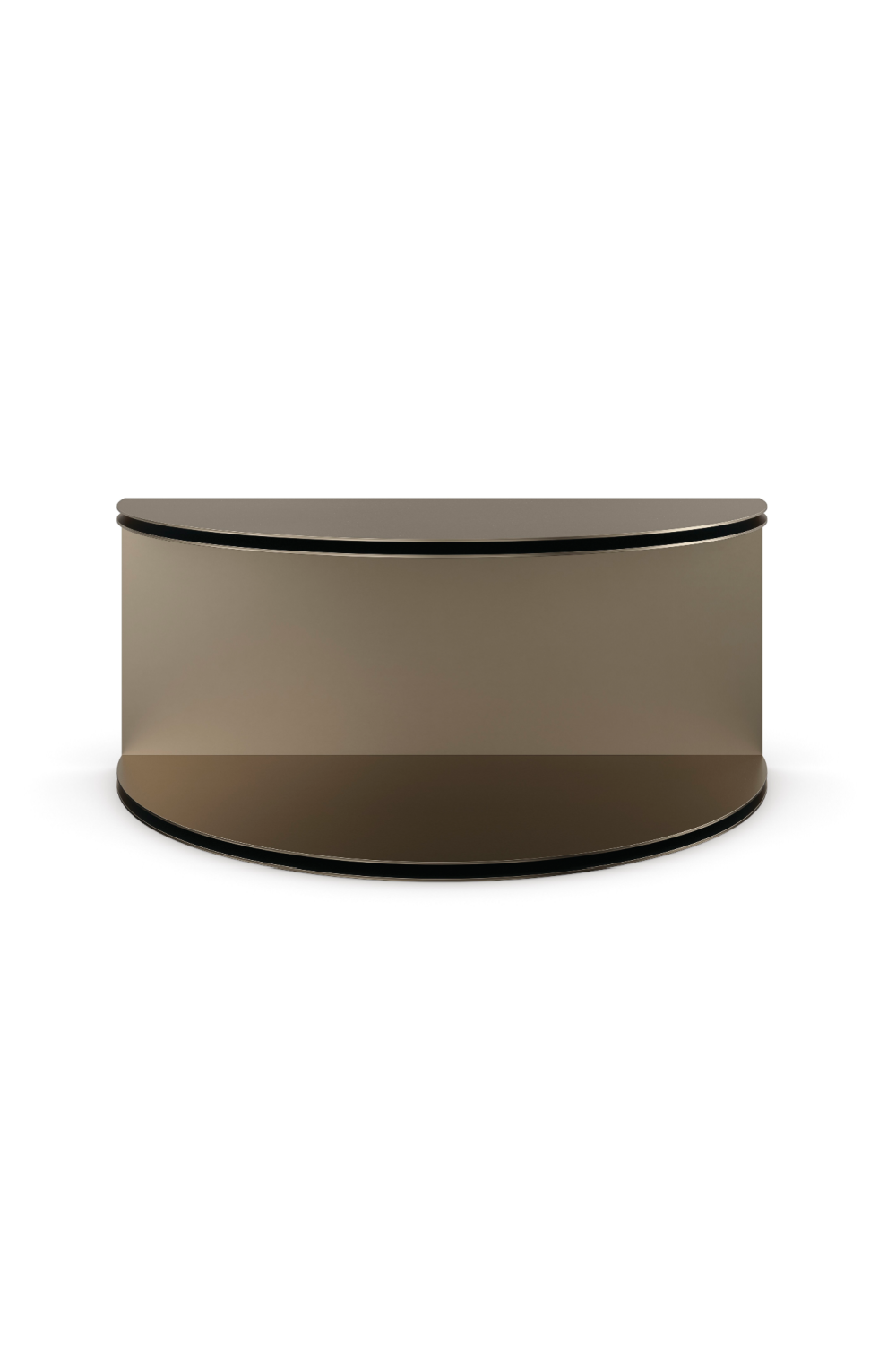 Gold Semi-Circle Cocktail Table | Caracole All Together | Caracole.eu.com