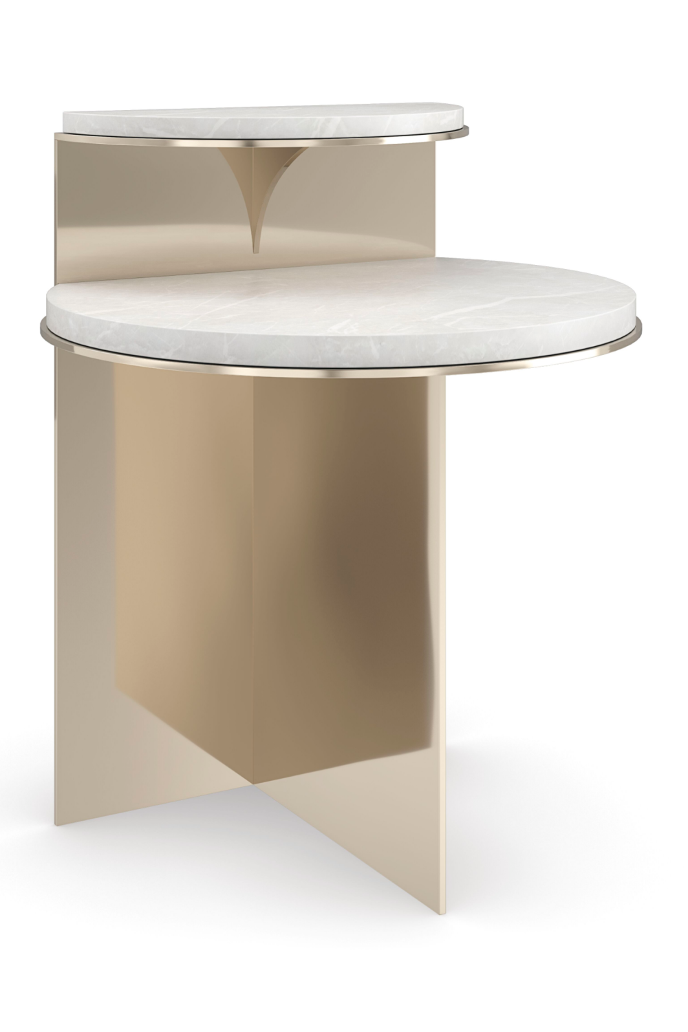 Gold Modern End Table | Caracole Touche' Light | Caracole.eu.com