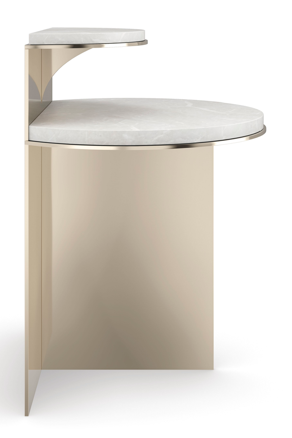 Gold Modern End Table | Caracole Touche' Light | Caracole.eu.com