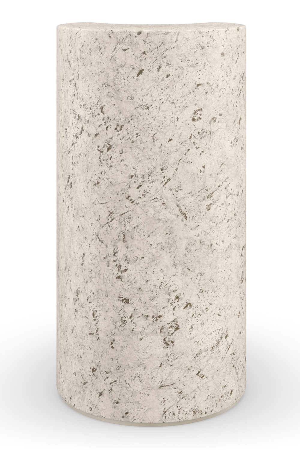 Travertine Modern End Table | Caracole Sun And Moon | Caracole.eu.com