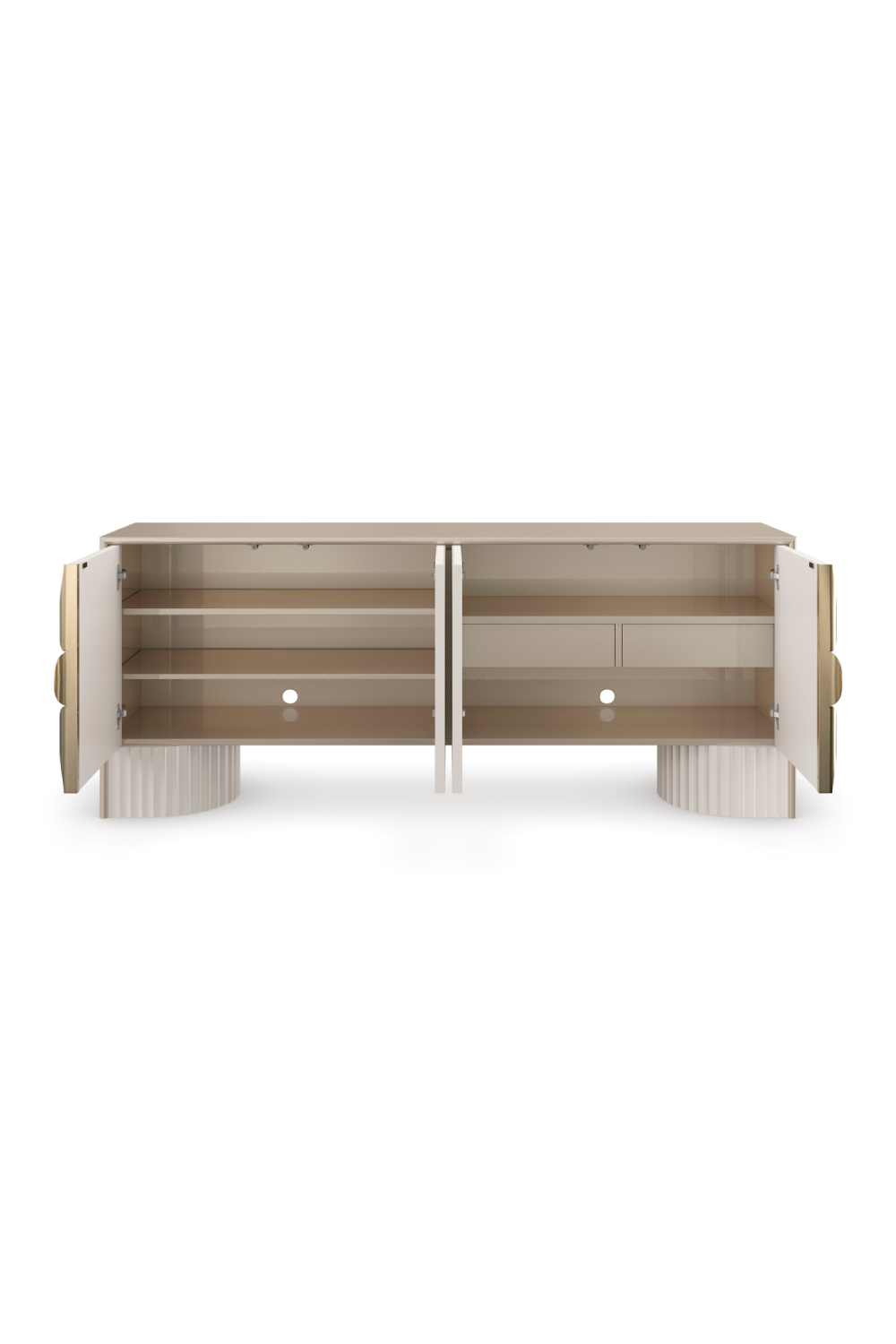 Neutral-Hued Modern Sideboard | Caracole Conrinthian | Caracole.eu.com