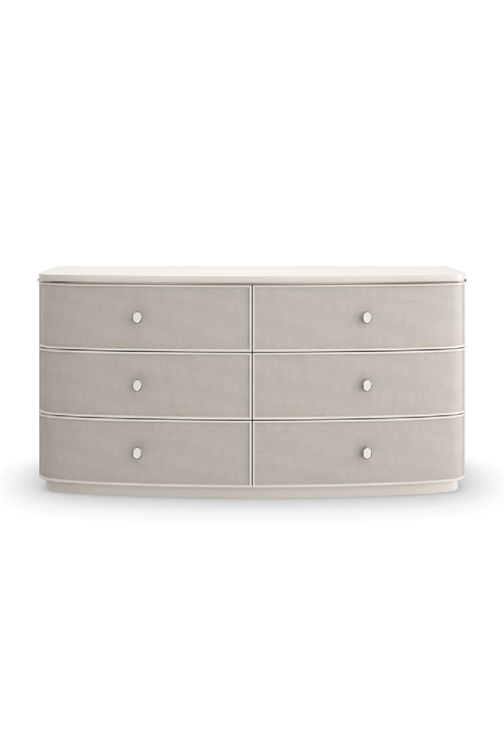 Cream Linen 6-Drawer Dresser | Caracole Lyon | Caracole.eu.com