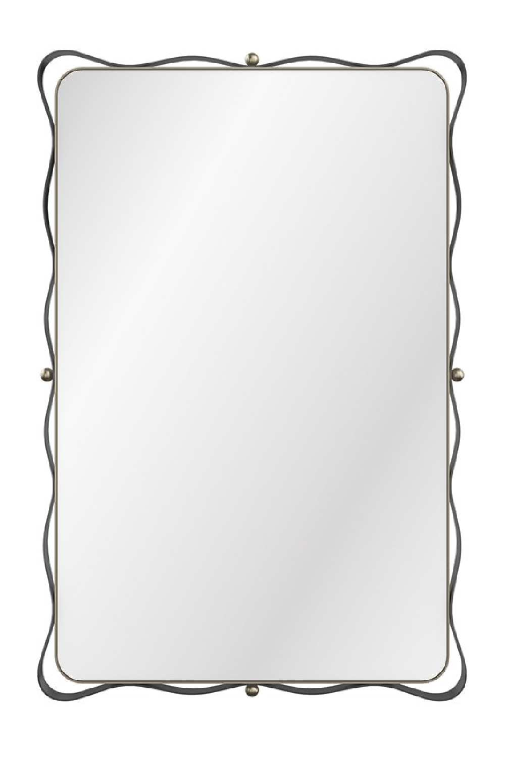 Bronze Ribbon Detail Mirror | Caracole Marseille | Caracole.eu.com