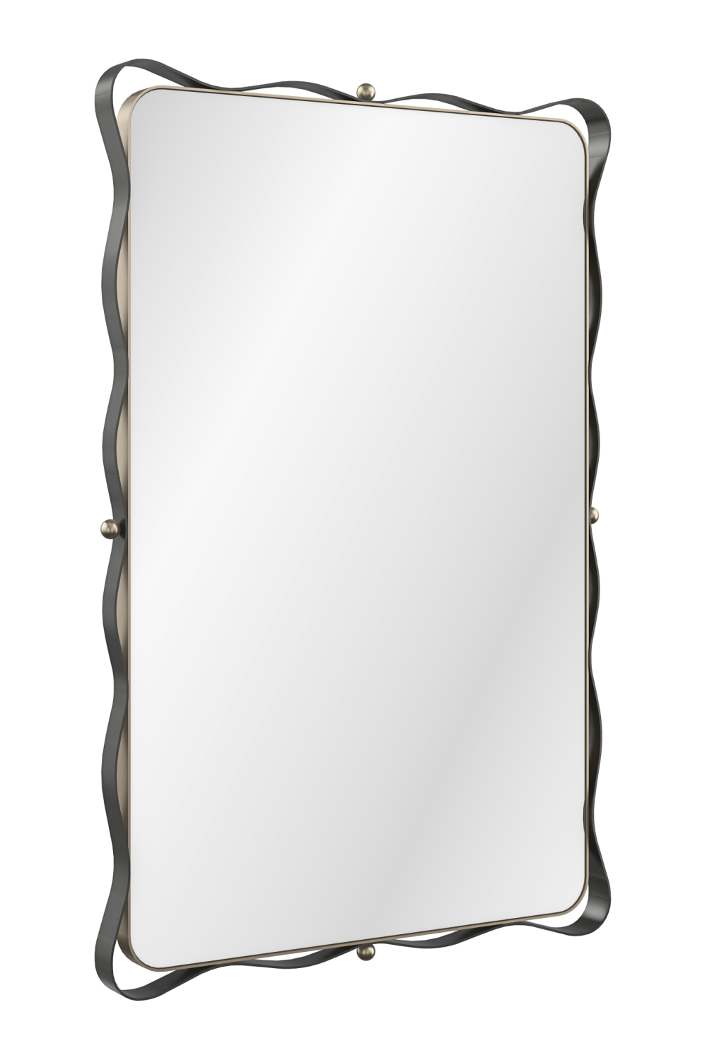 Bronze Ribbon Detail Mirror | Caracole Marseille | Caracole.eu.com